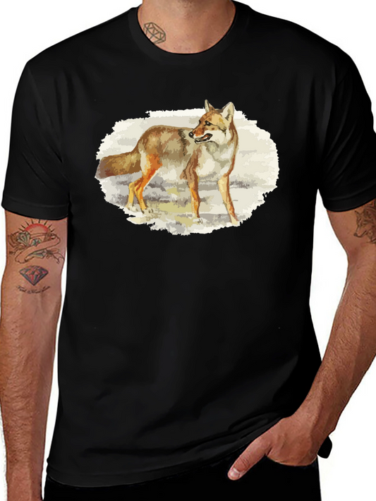 Coyote Graphic T-Shirt - Nature Animal Tee