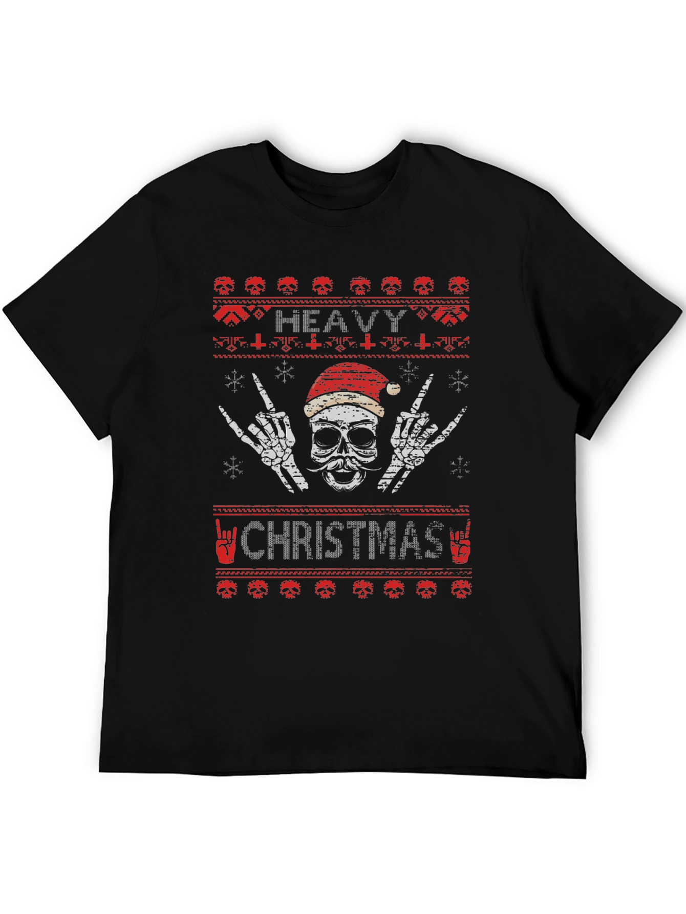Heavy Metal Christmas Graphic T-Shirt