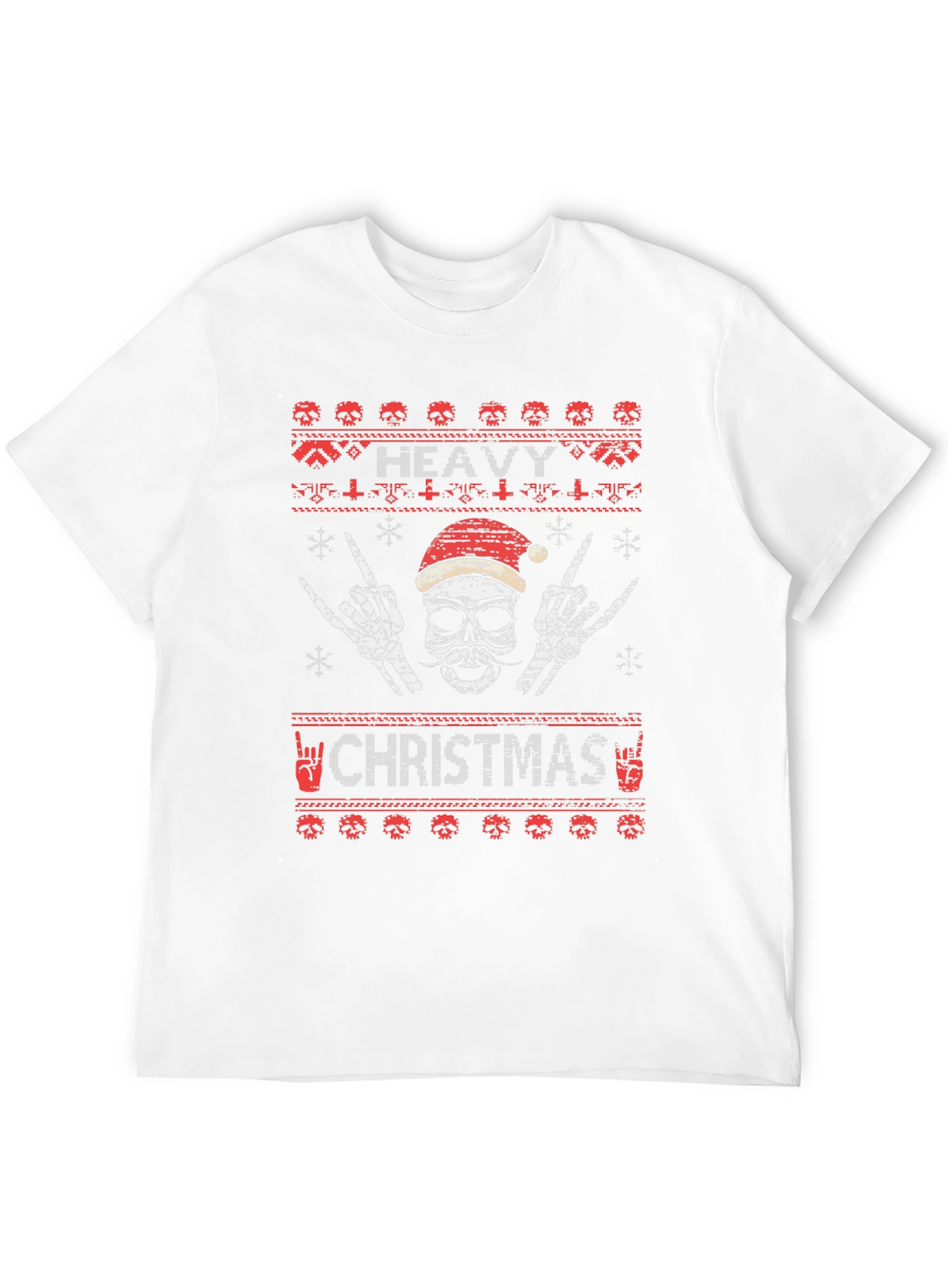 Heavy Metal Christmas Graphic T-Shirt