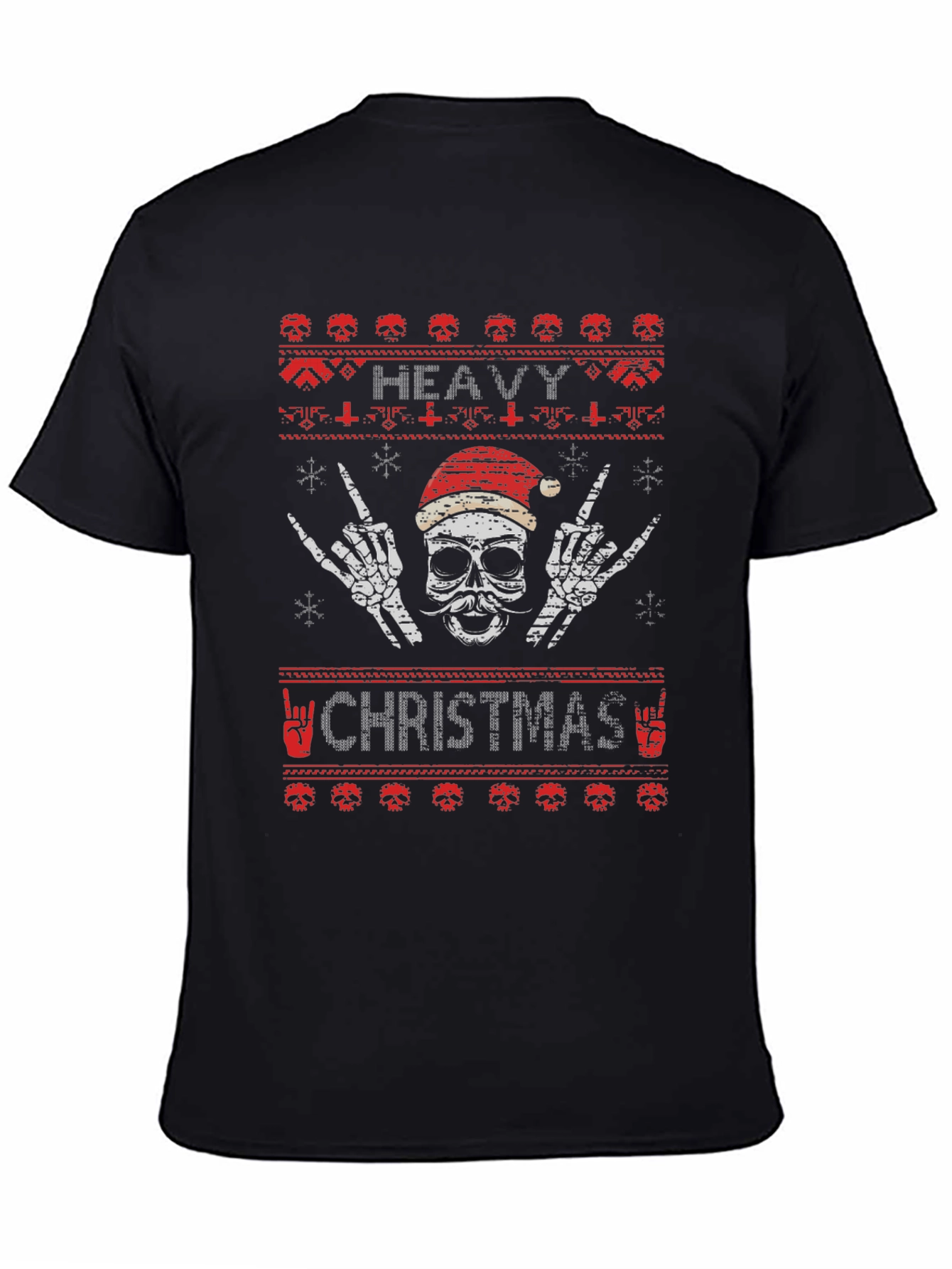 Heavy Metal Christmas Graphic T-Shirt