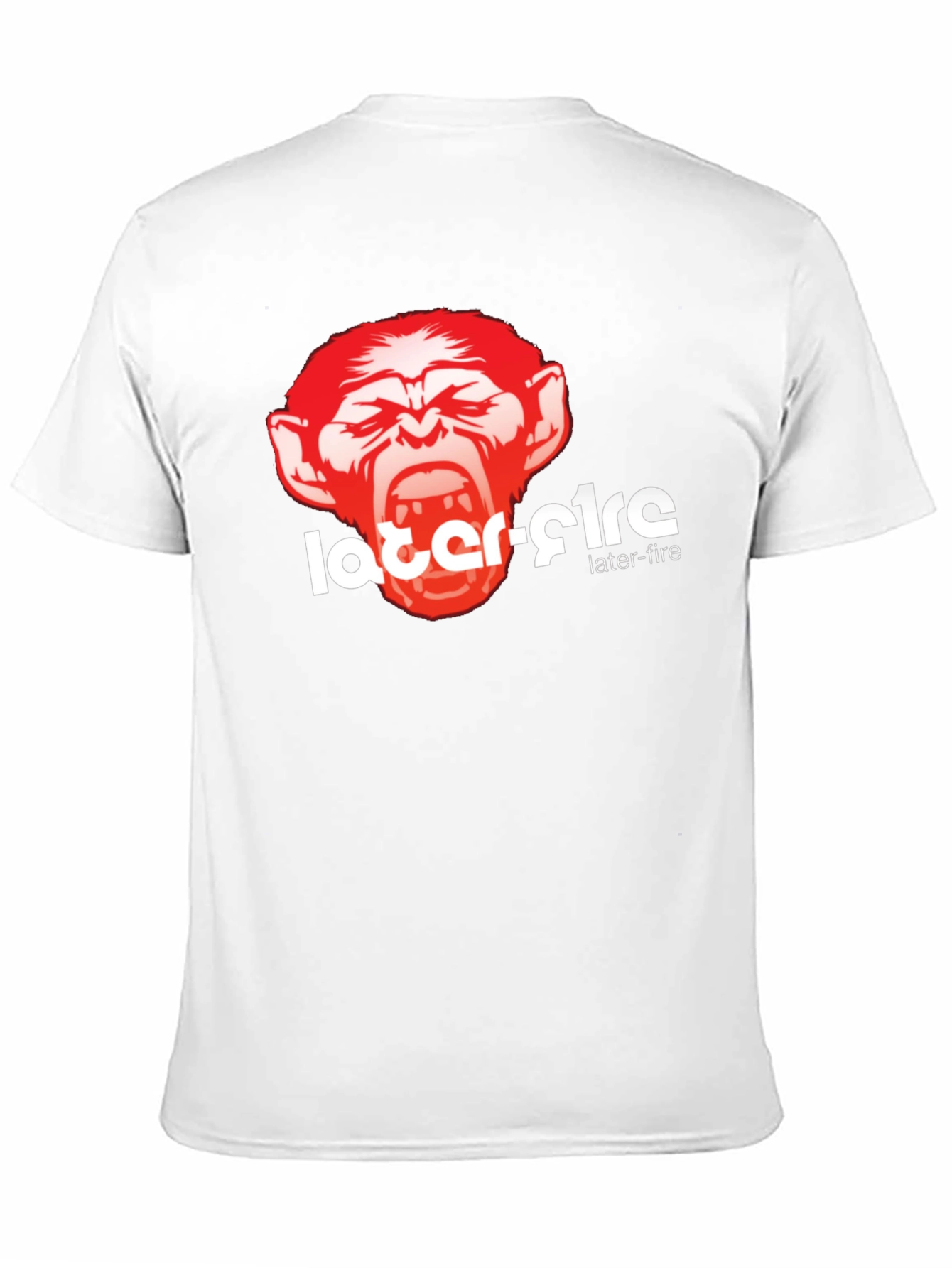 Later-Fire Graphic Tee - Bold Monkey Design