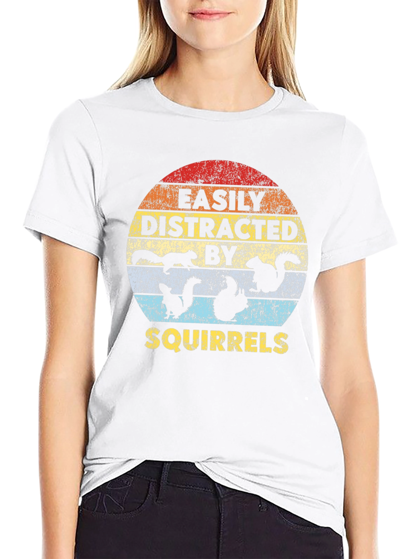 Easily Distracted by Squirrels T-Shirt