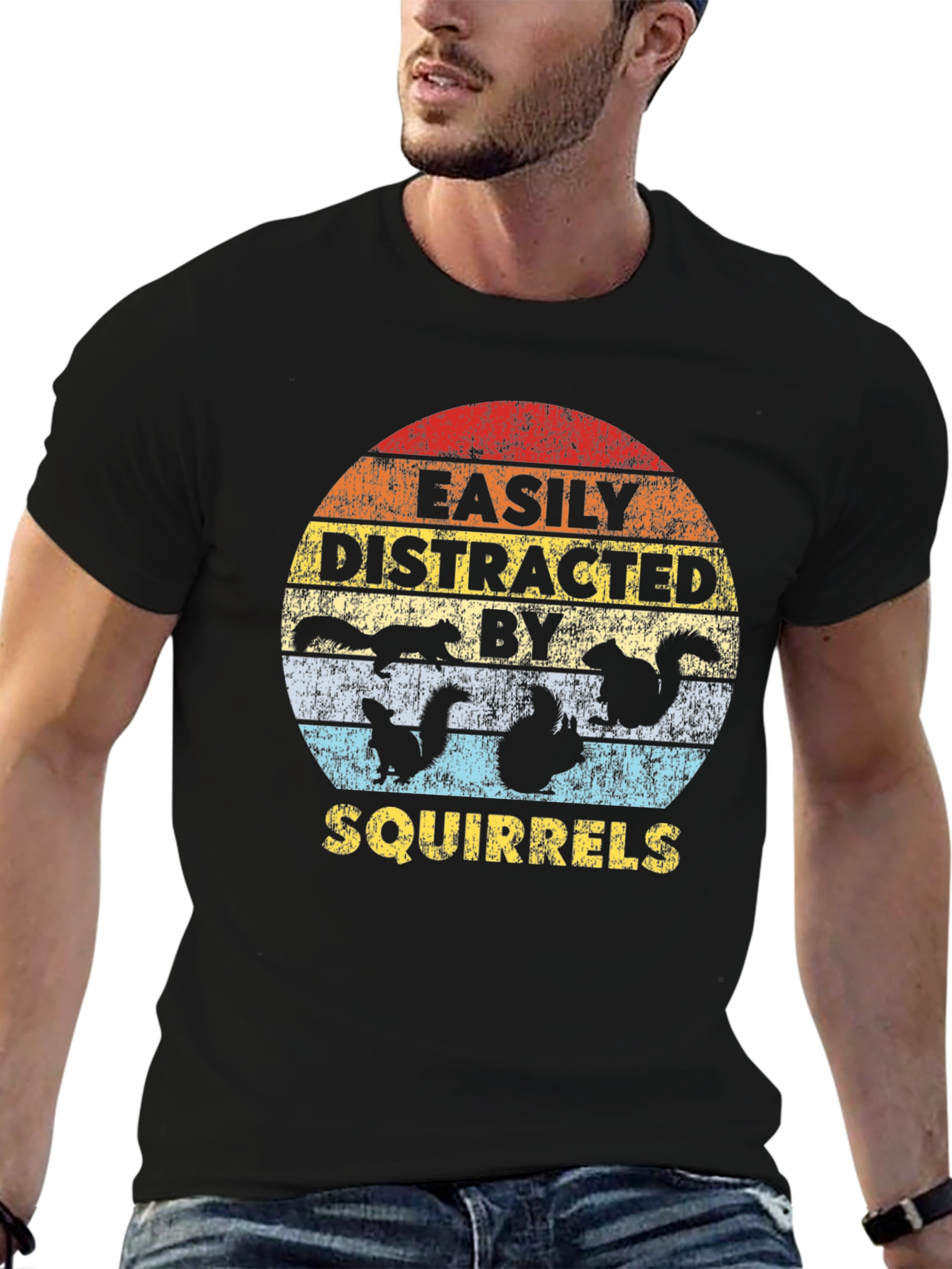 Easily Distracted by Squirrels T-Shirt