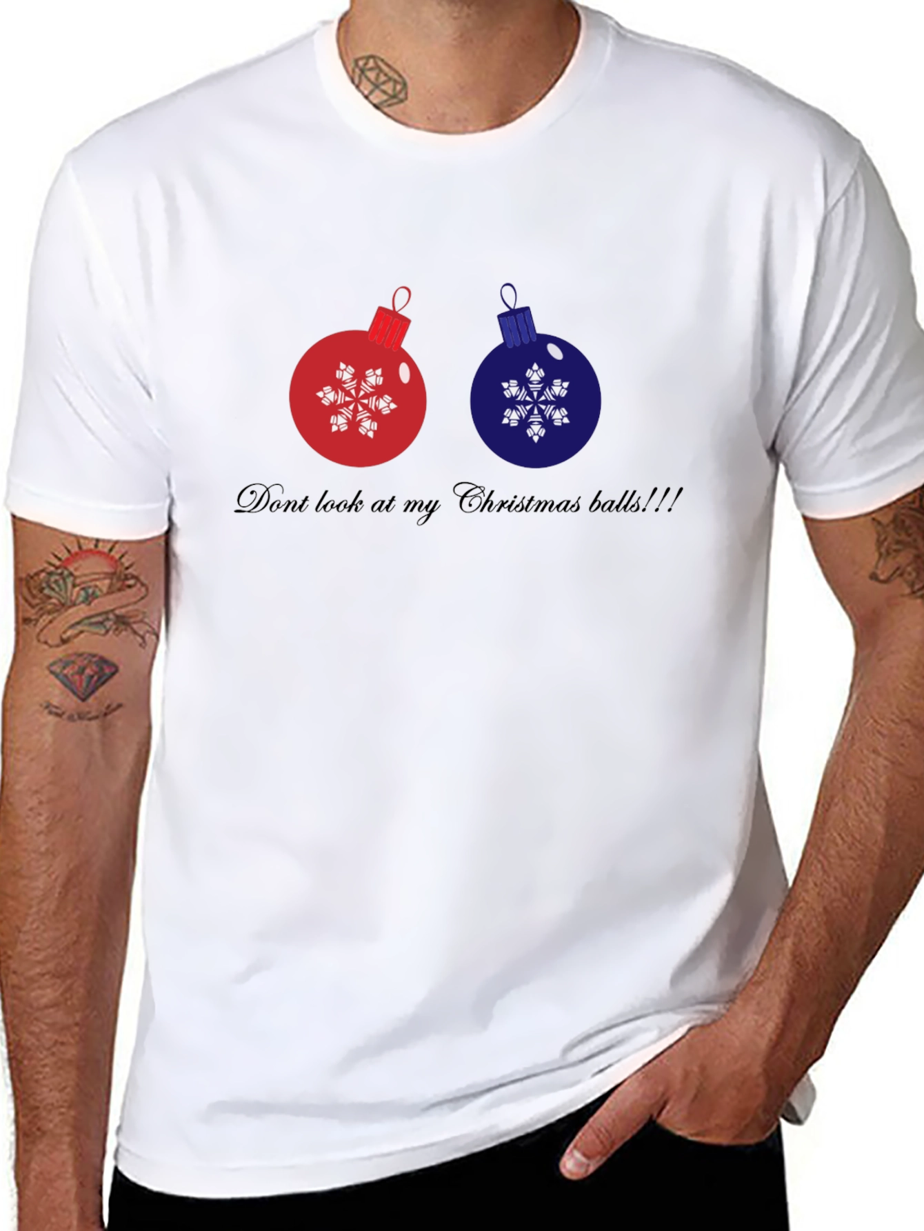 Humorous Christmas Ornament T-Shirt