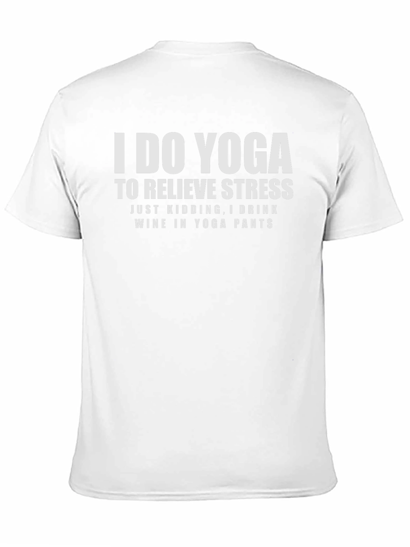 Yoga Wine T-Shirt Funny Workout Tee