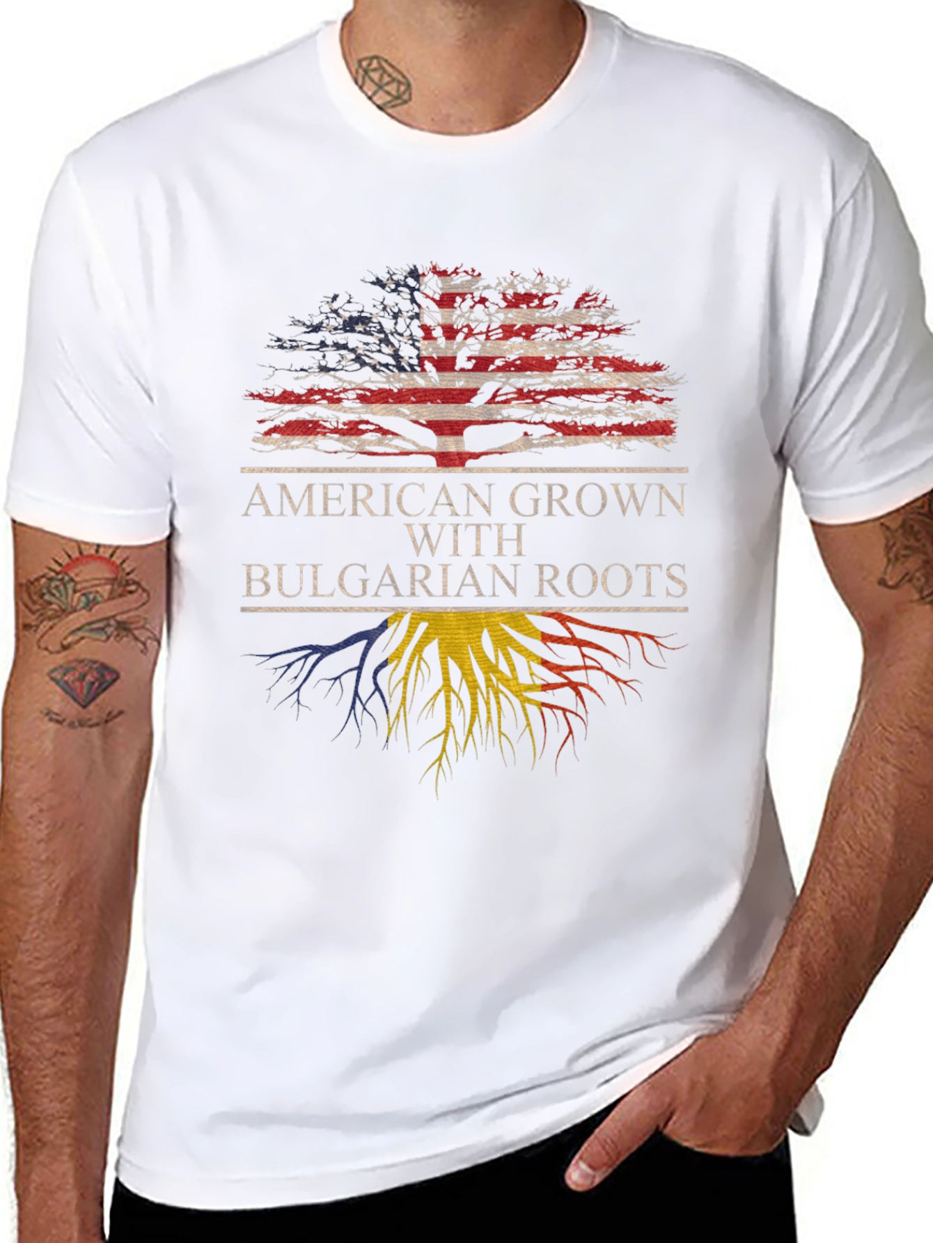 American Grown Bulgarian Roots T-Shirt