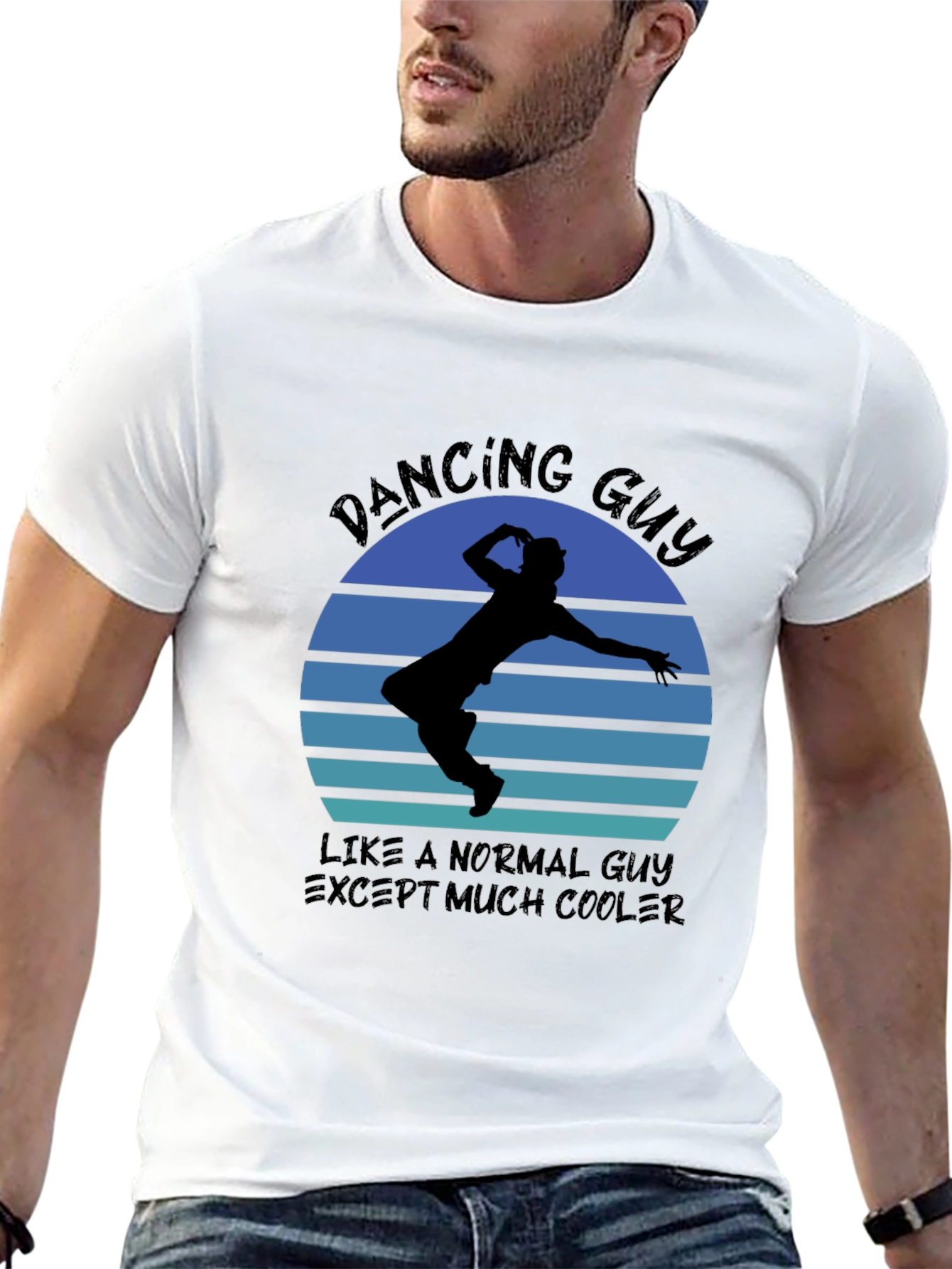 Dancing Guy Graphic Tee - Cool & Comfy Style