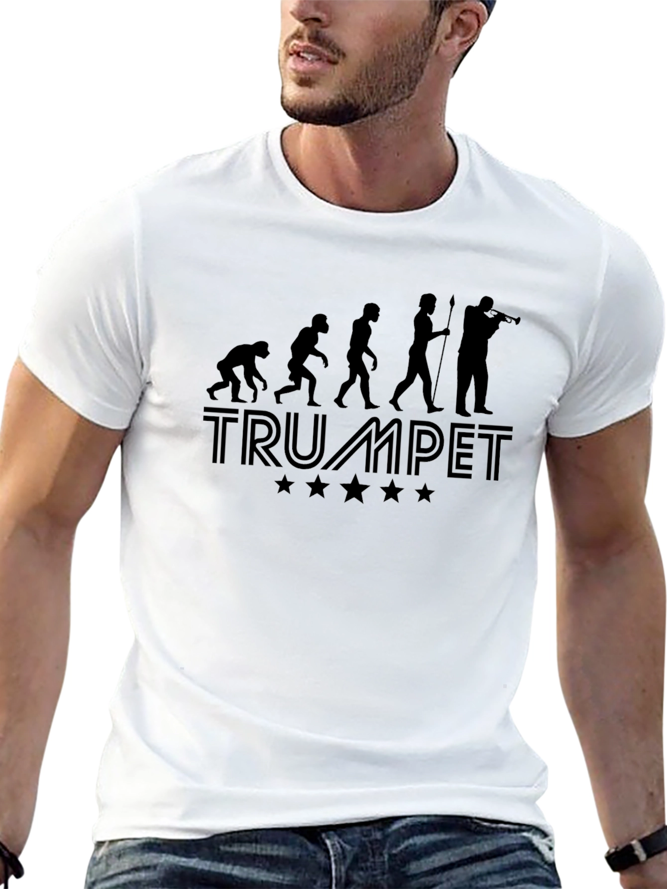 Trumpet Evolution T-Shirt - Musician Tee