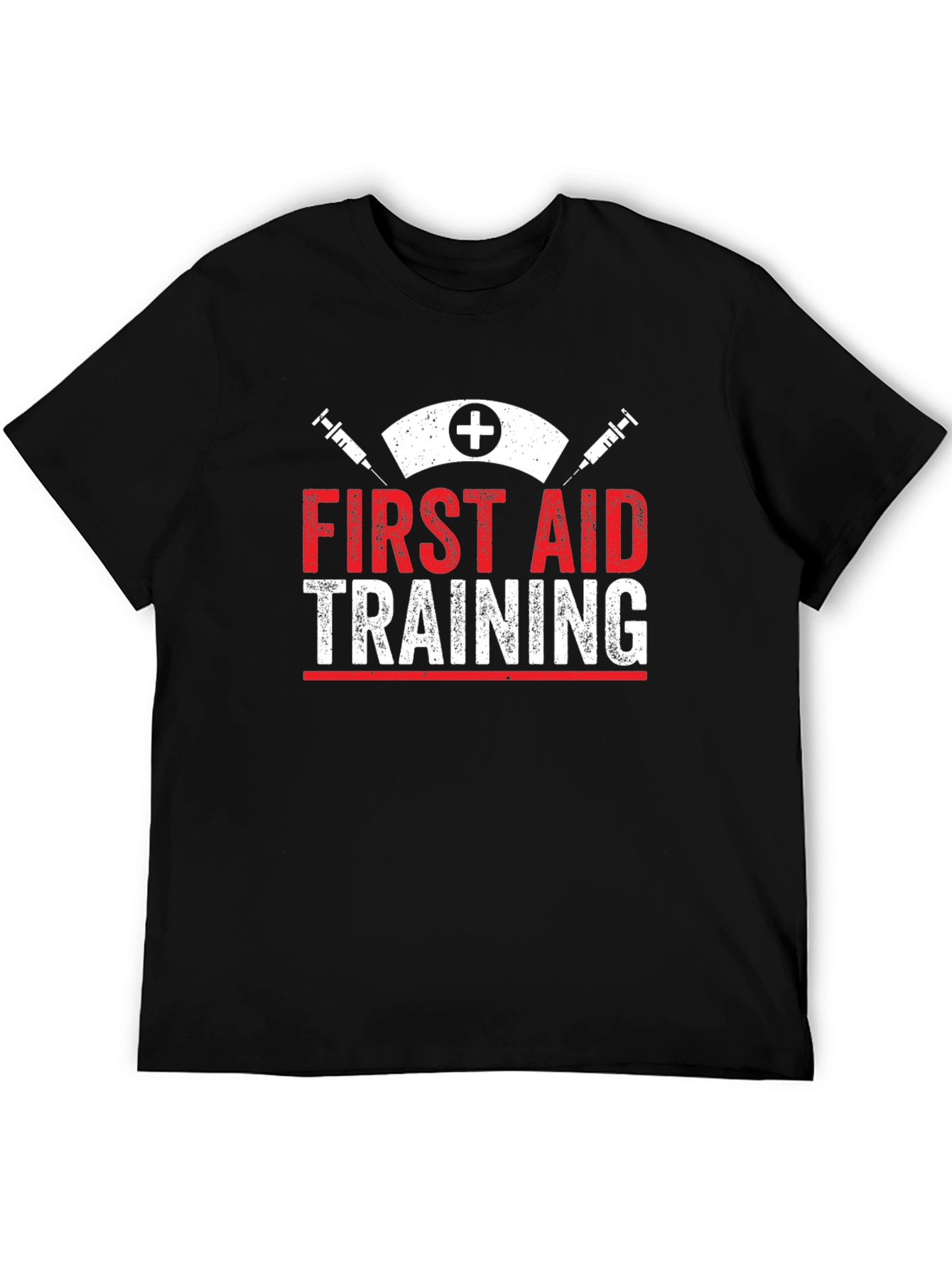 First Aid Training Black T-Shirt