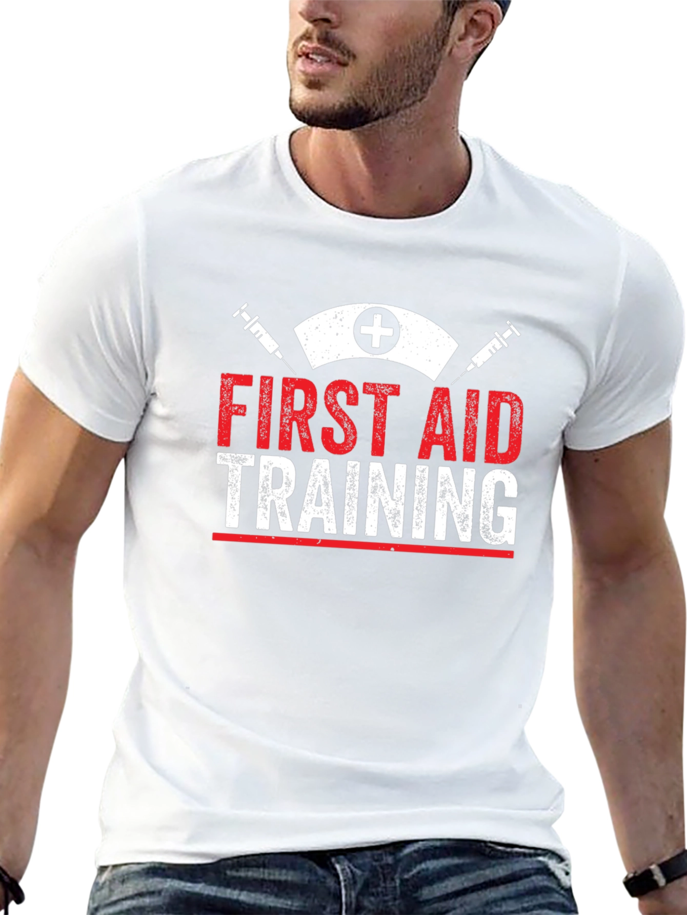 First Aid Training Black T-Shirt