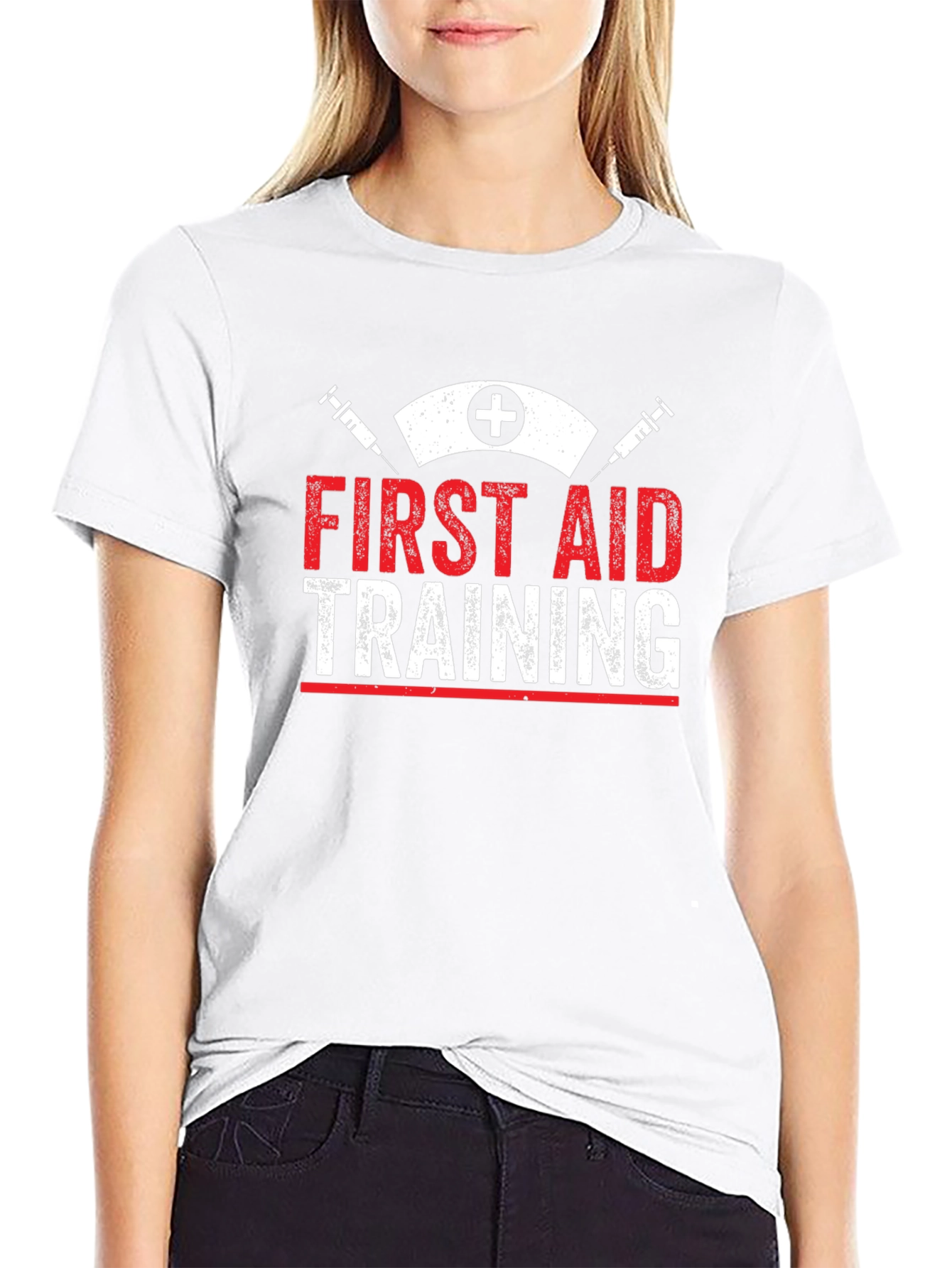 First Aid Training Black T-Shirt