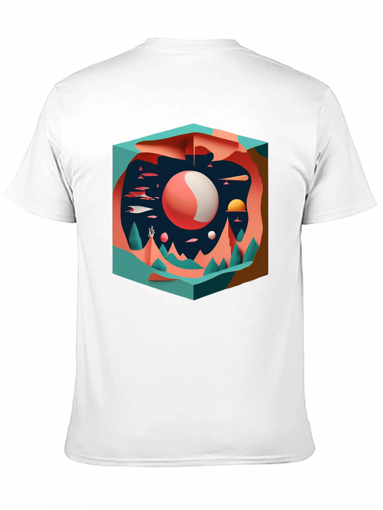 Abstract Landscape Graphic Tee