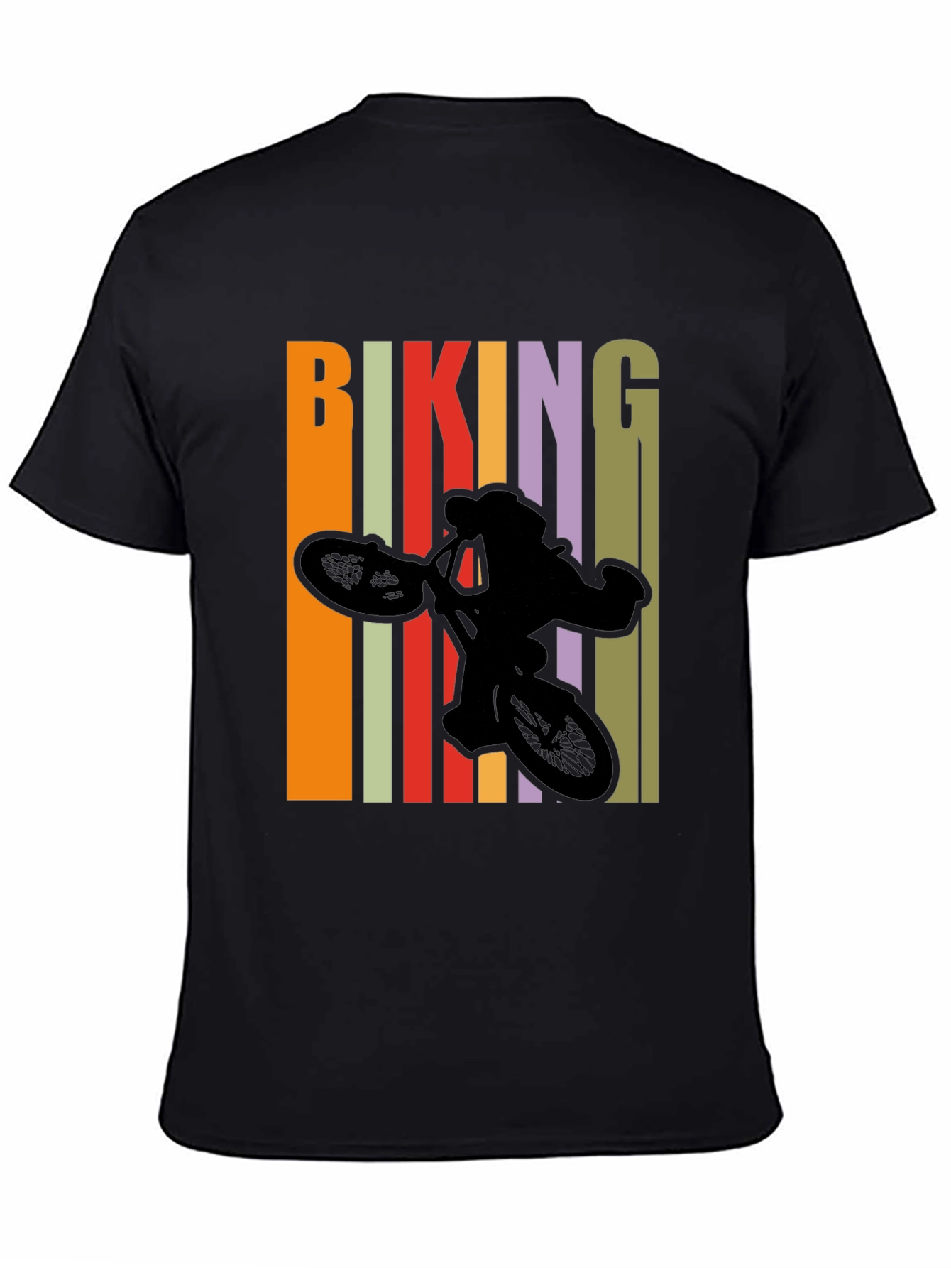 Biking T-Shirt - Retro Style Design