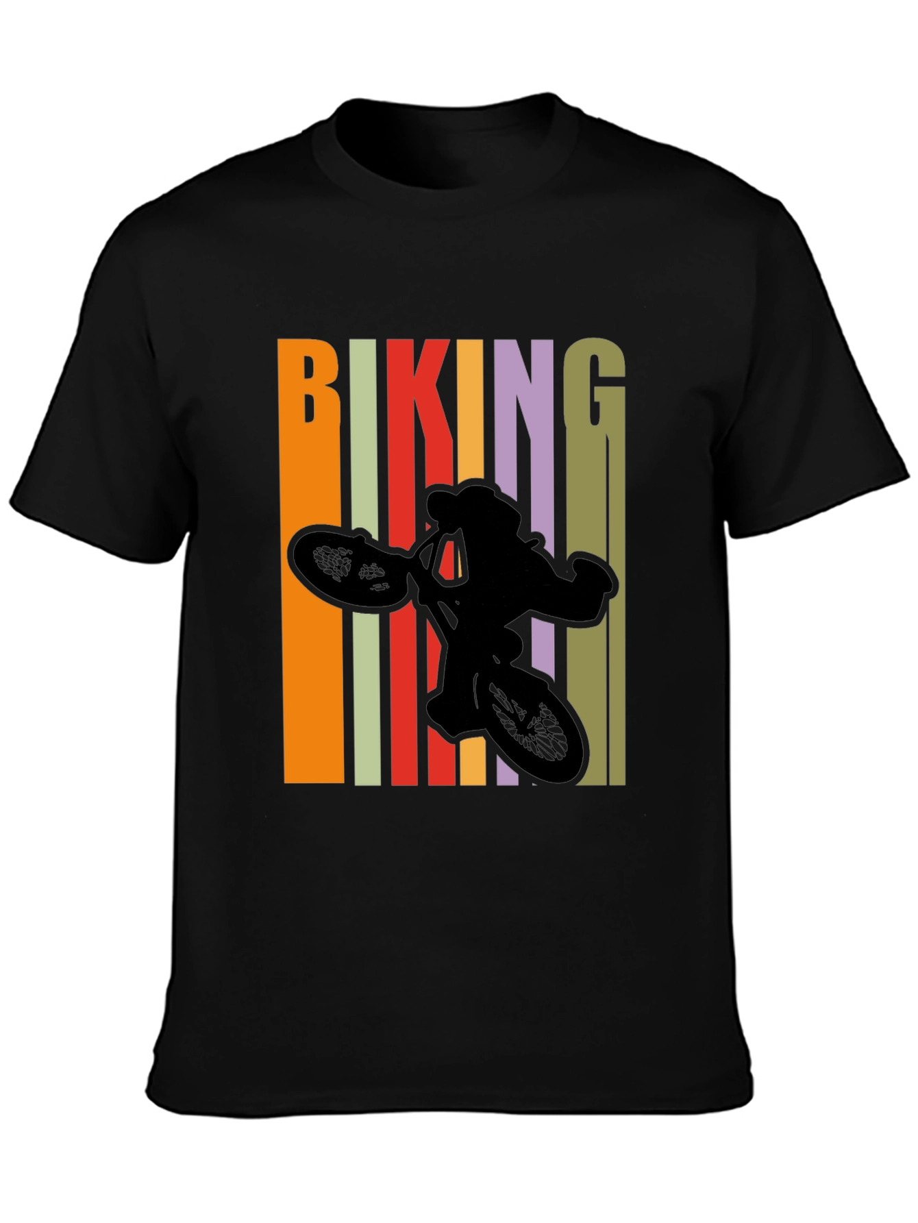 Biking T-Shirt - Retro Style Design
