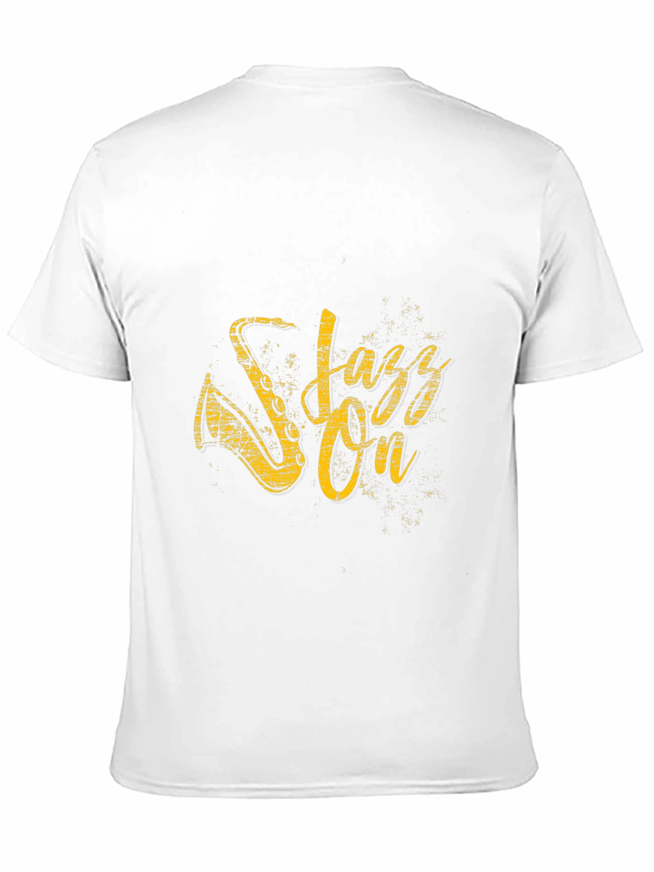 Jazz On Black T-Shirt for Music Lovers