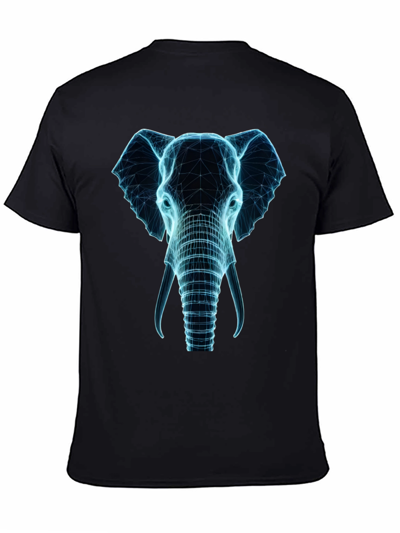 Electric Elephant Graphic Tee - Black