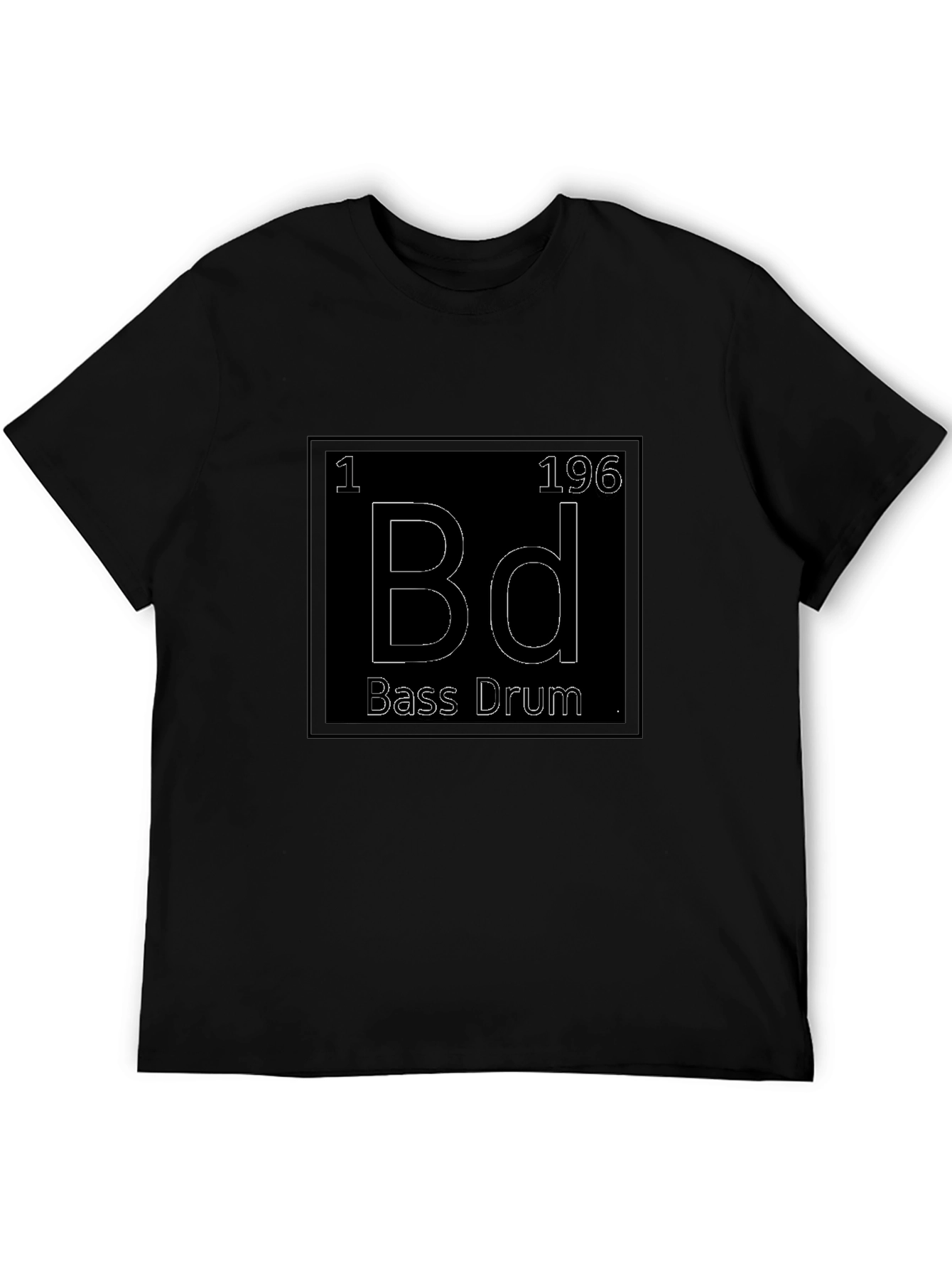 Bass Drum Element T-Shirt - Music Lover Tee