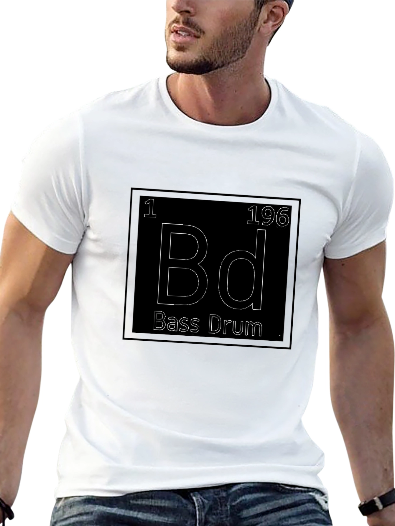 Bass Drum Element T-Shirt - Music Lover Tee