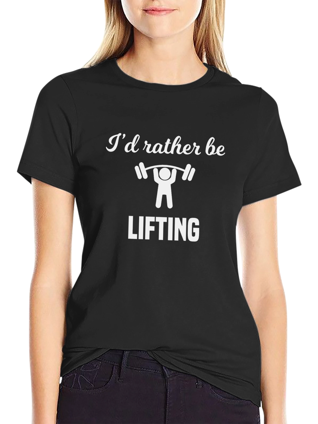 Weightlifting T-Shirt - Id Rather Be Lifting!