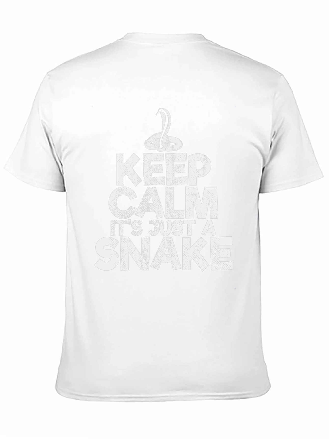 Keep Calm Snake Graphic T-Shirt - Novelty Tee