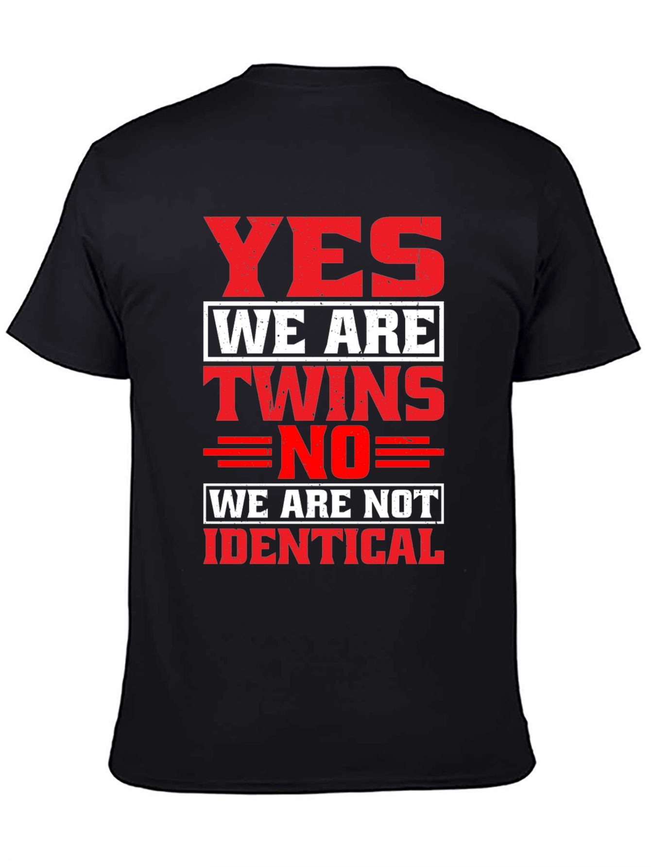 Yes We Are Twins Novelty T-Shirt