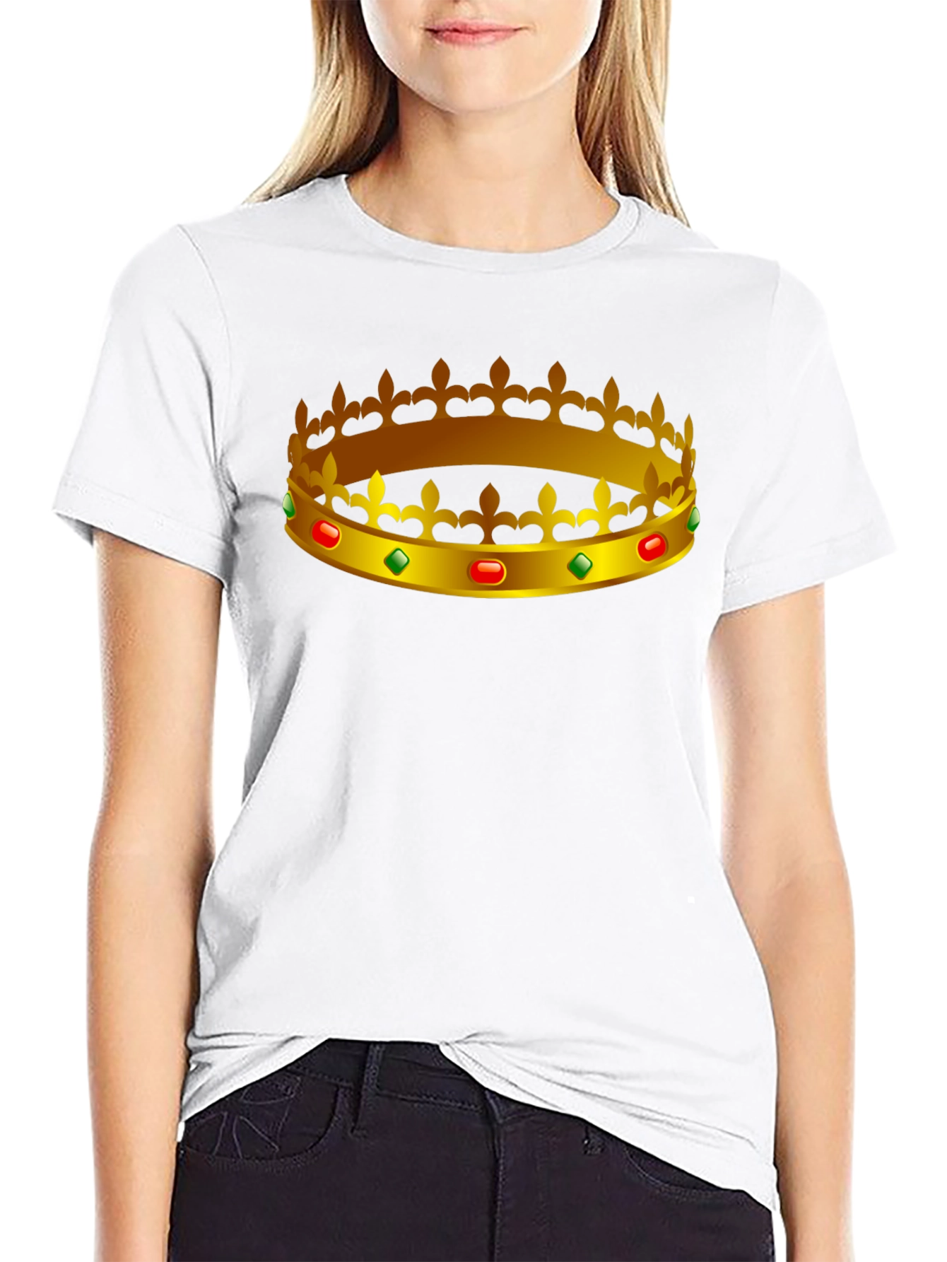 Regal Crown Graphic Tee - King/Queen Style
