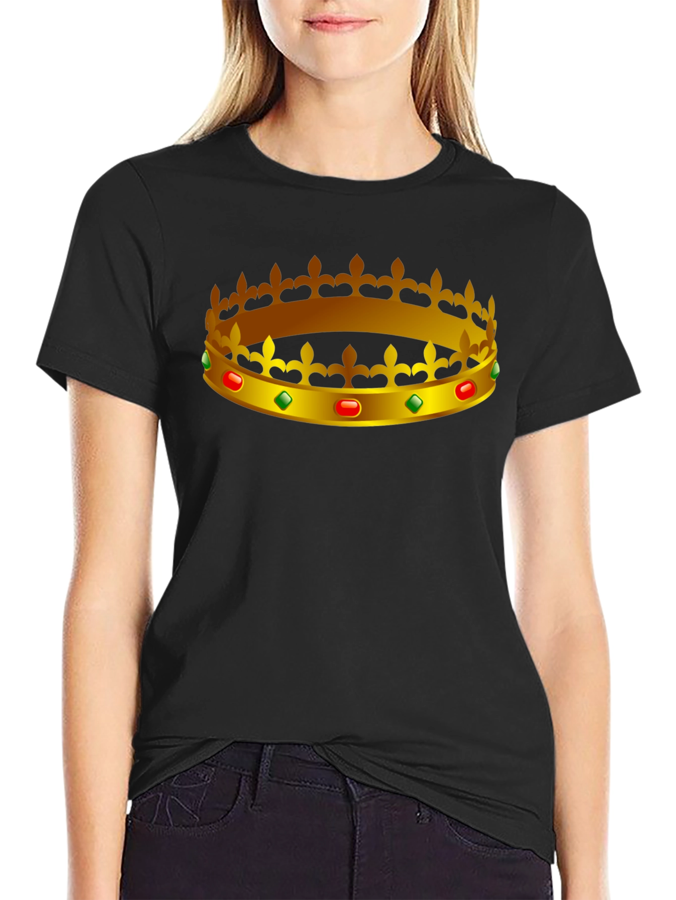 Regal Crown Graphic Tee - King/Queen Style