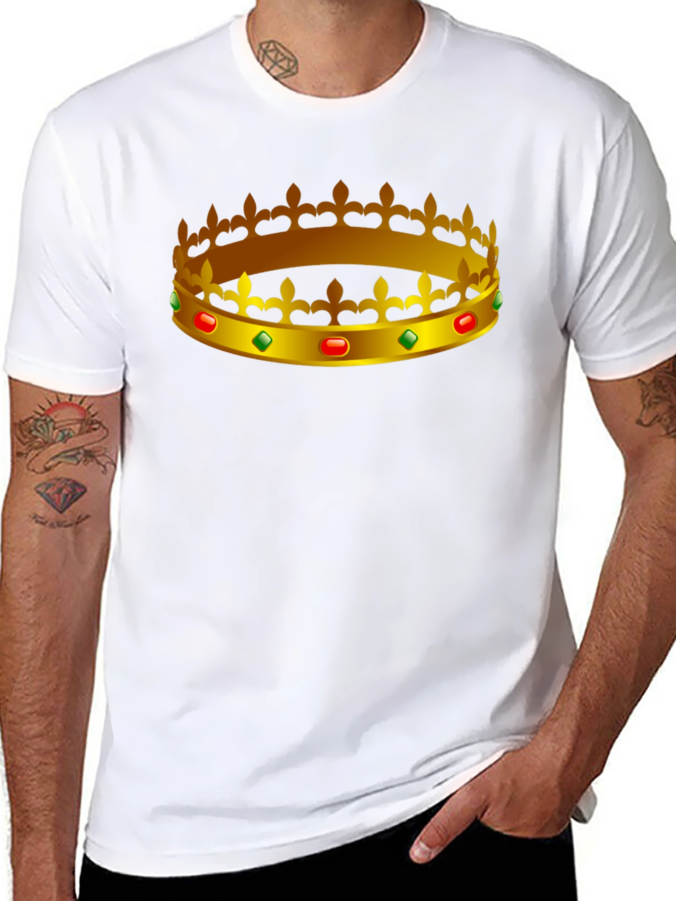 Regal Crown Graphic Tee - King/Queen Style