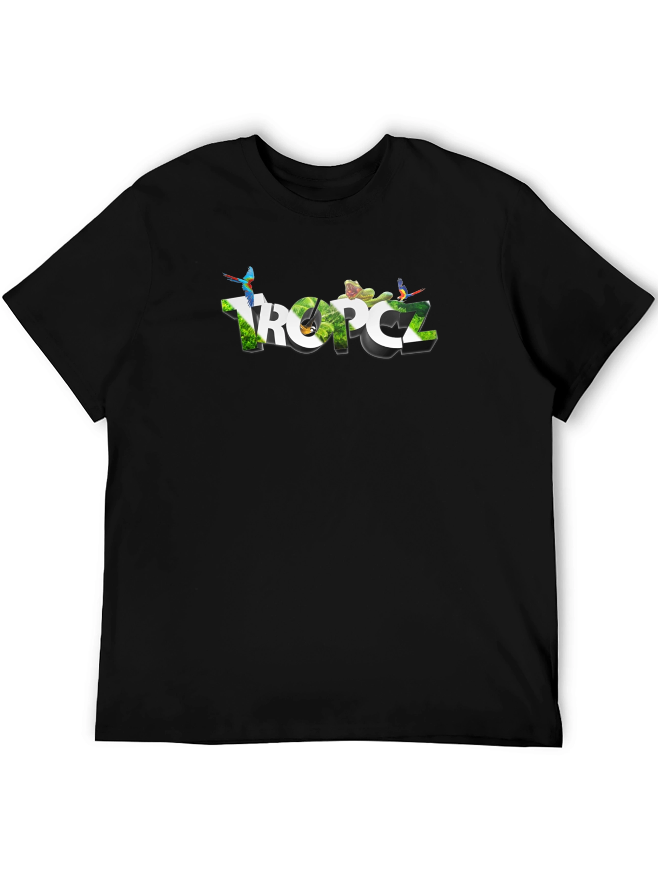 Tropical Graphic Print Mens T-Shirt
