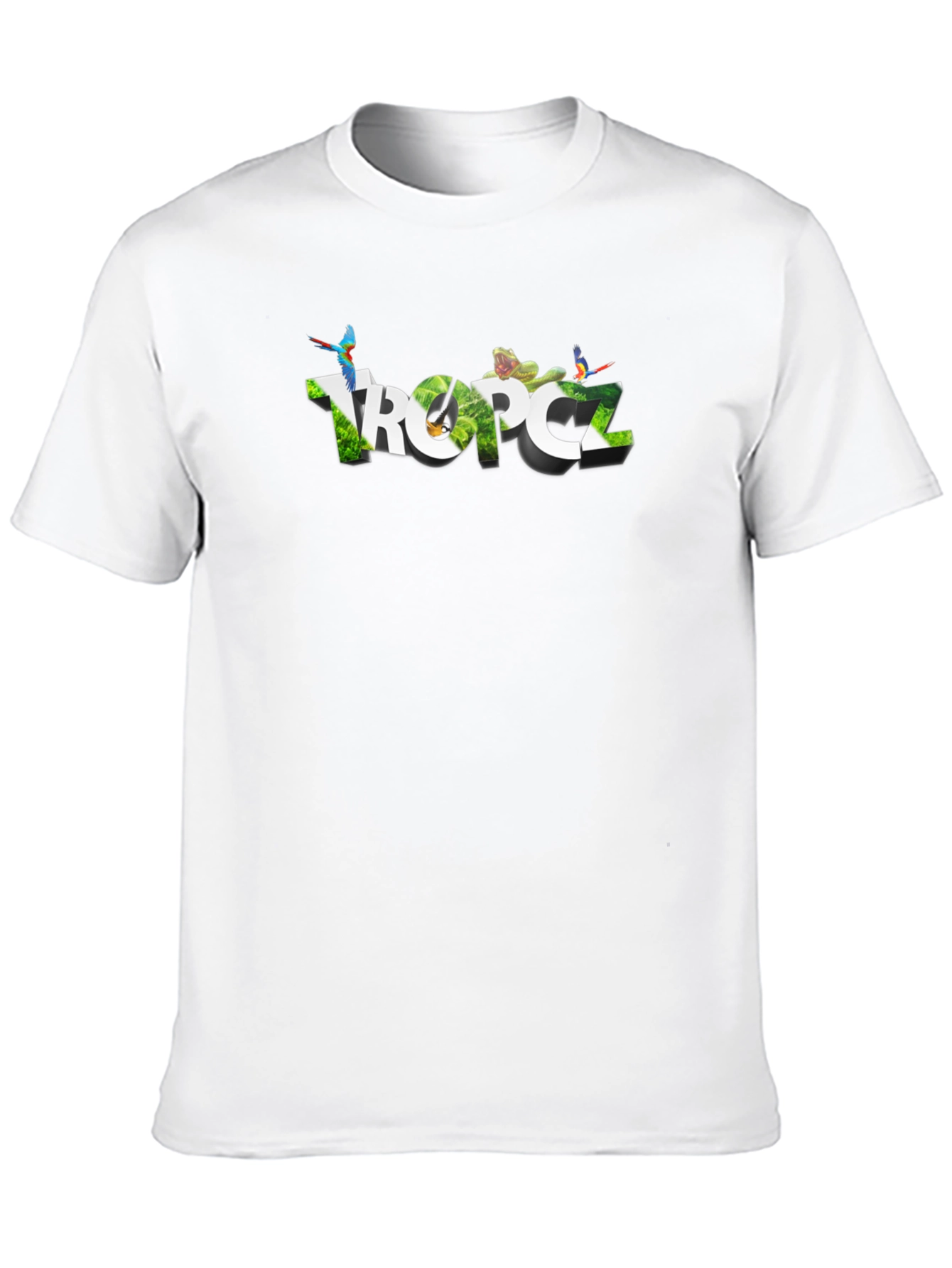 Tropical Graphic Print Mens T-Shirt