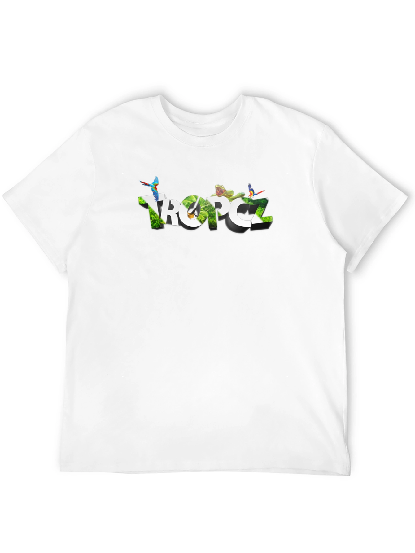 Tropical Graphic Print Mens T-Shirt