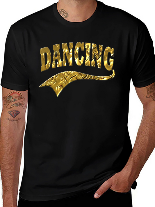 Golden Dancing Graphic T-Shirt