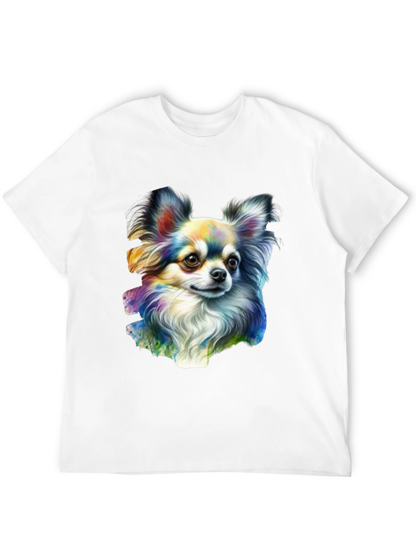 Chihuahua Dog Graphic Black T-Shirt