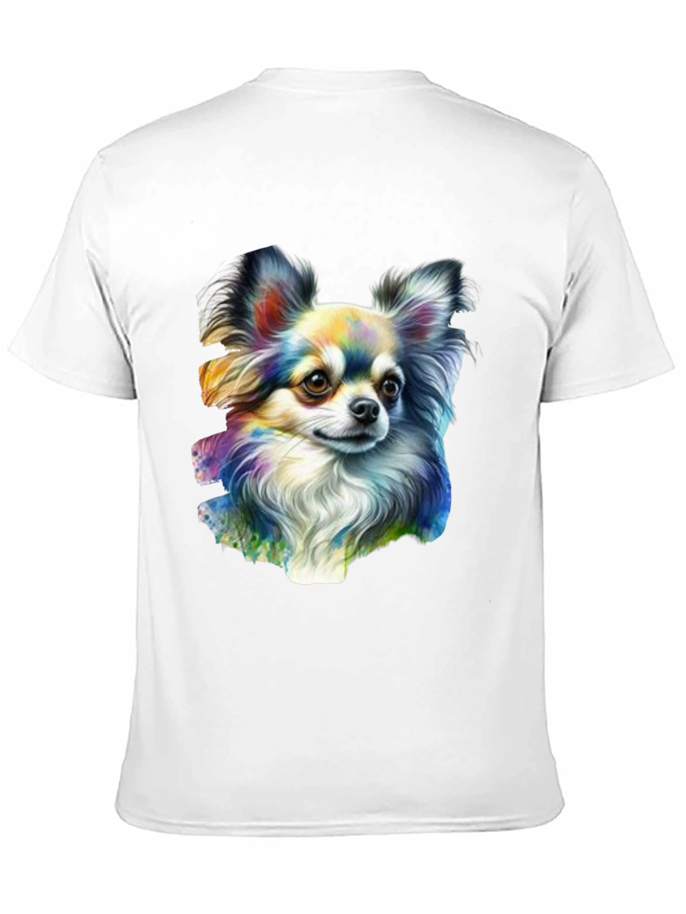 Chihuahua Dog Graphic Black T-Shirt