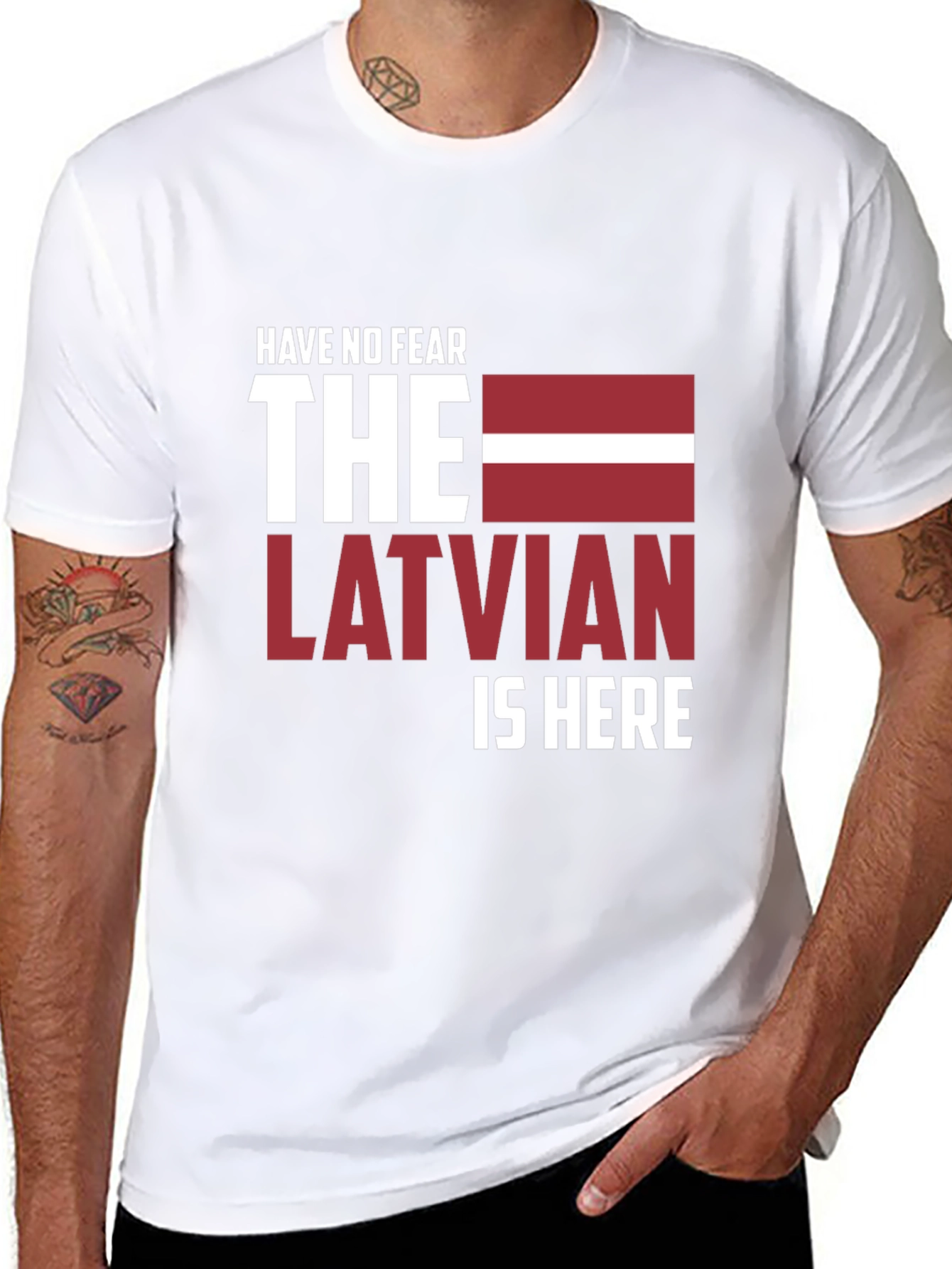 Have No Fear The Latvian Is Here T-Shirt