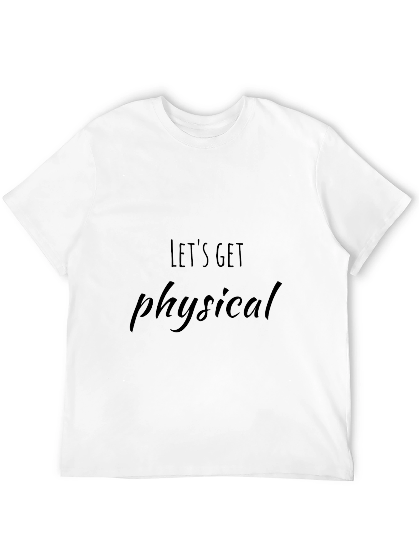 Lets Get Physical Graphic Tee - Black