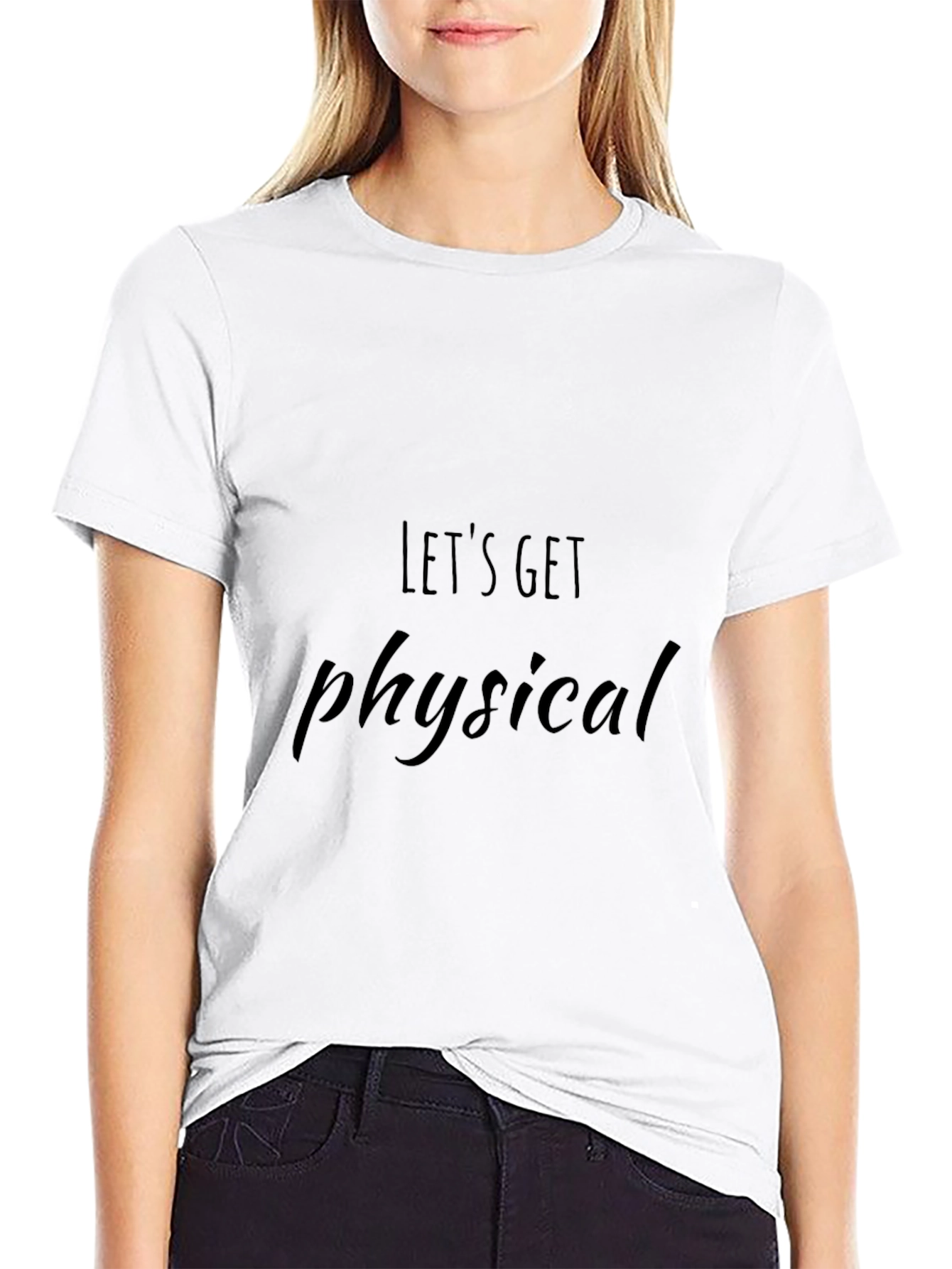 Lets Get Physical Graphic Tee - Black