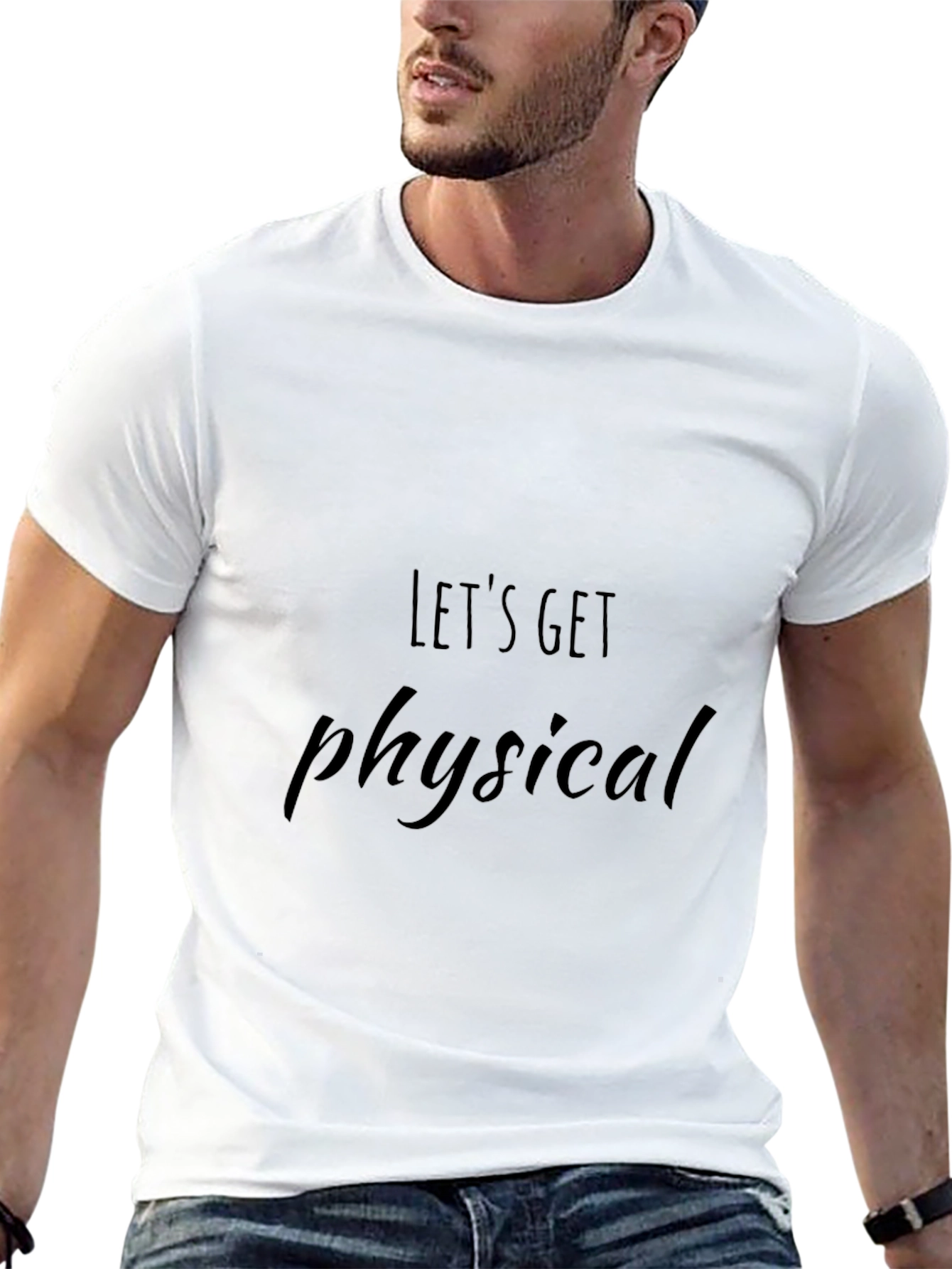 Lets Get Physical Graphic Tee - Black