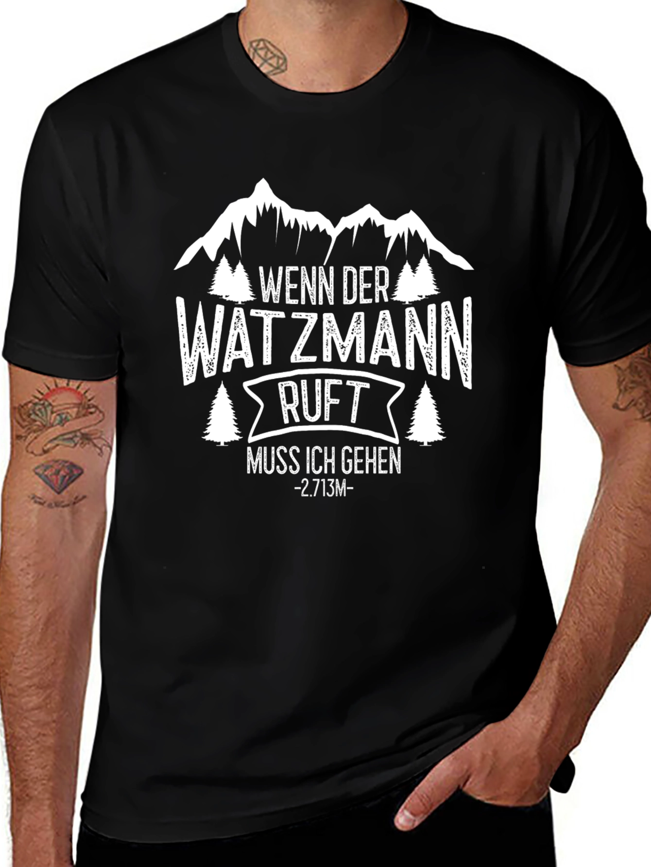 Watzmann Calls T-Shirt - Mountain Adventure Tee
