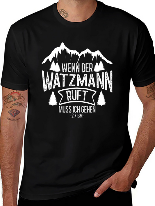 Watzmann Calls T-Shirt - Mountain Adventure Tee