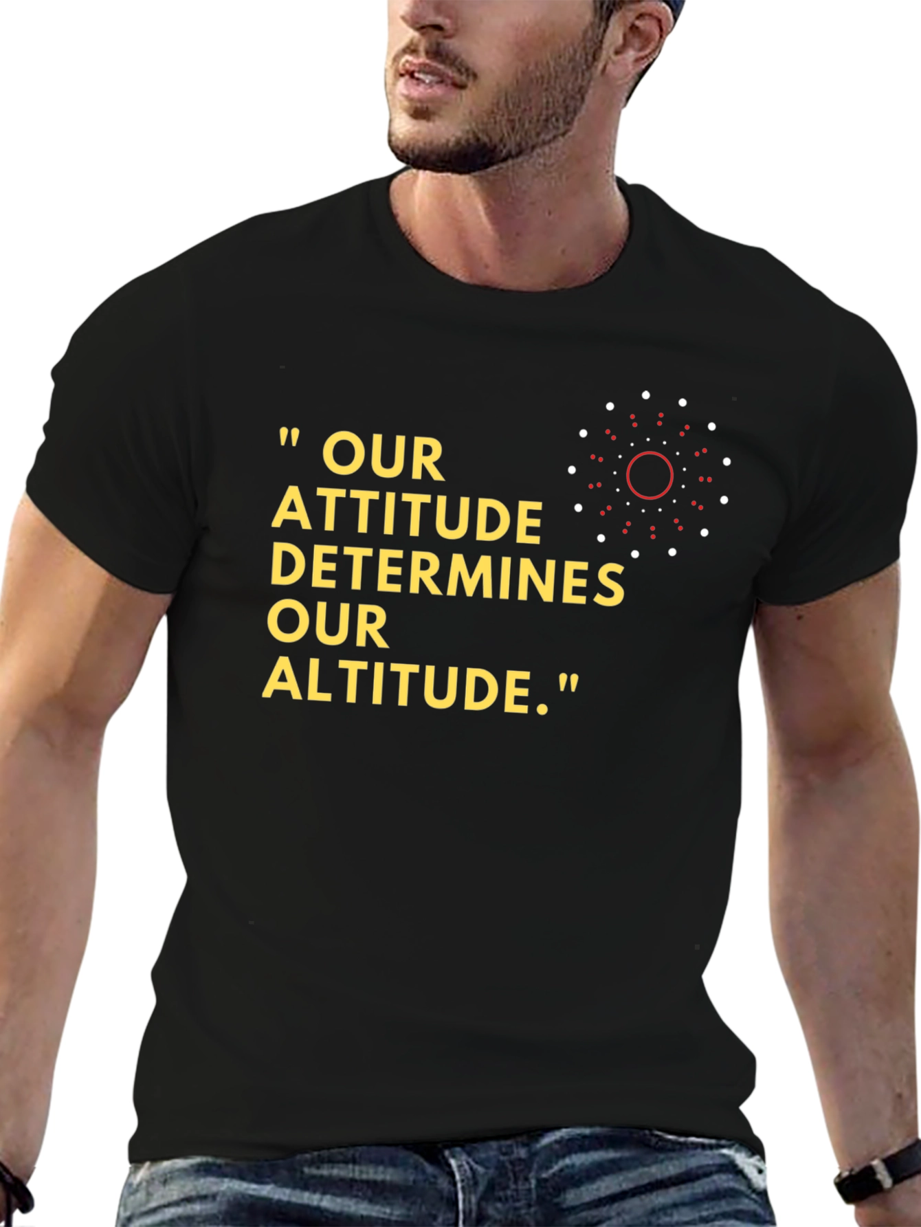 Attitude Altitude Graphic Tee - Motivational T-Shirt