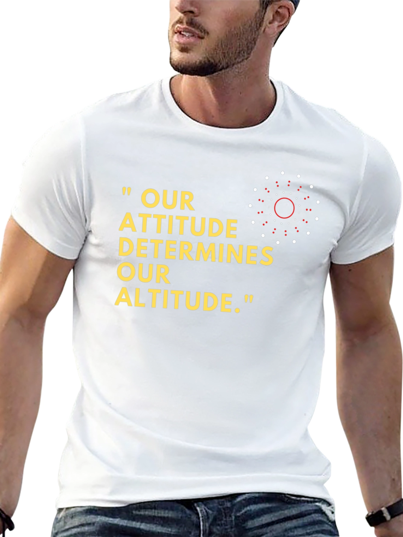 Attitude Altitude Graphic Tee - Motivational T-Shirt