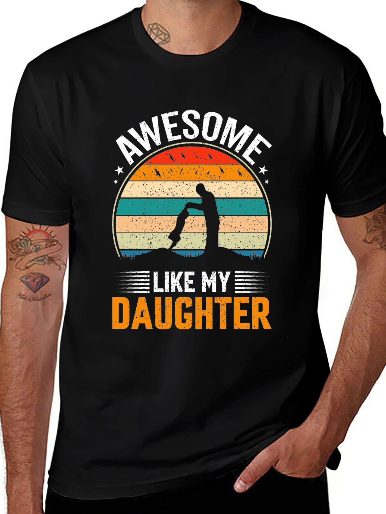 Awesome Like My Daughter Graphic T-Shirt