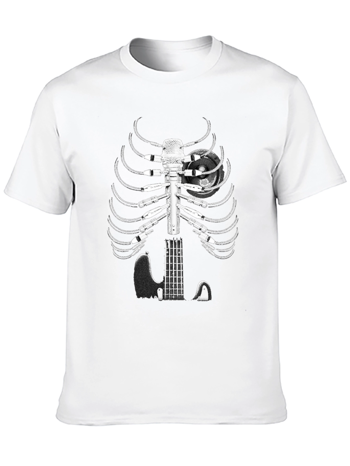 Music Skeleton T-Shirt: Rock Out in Style