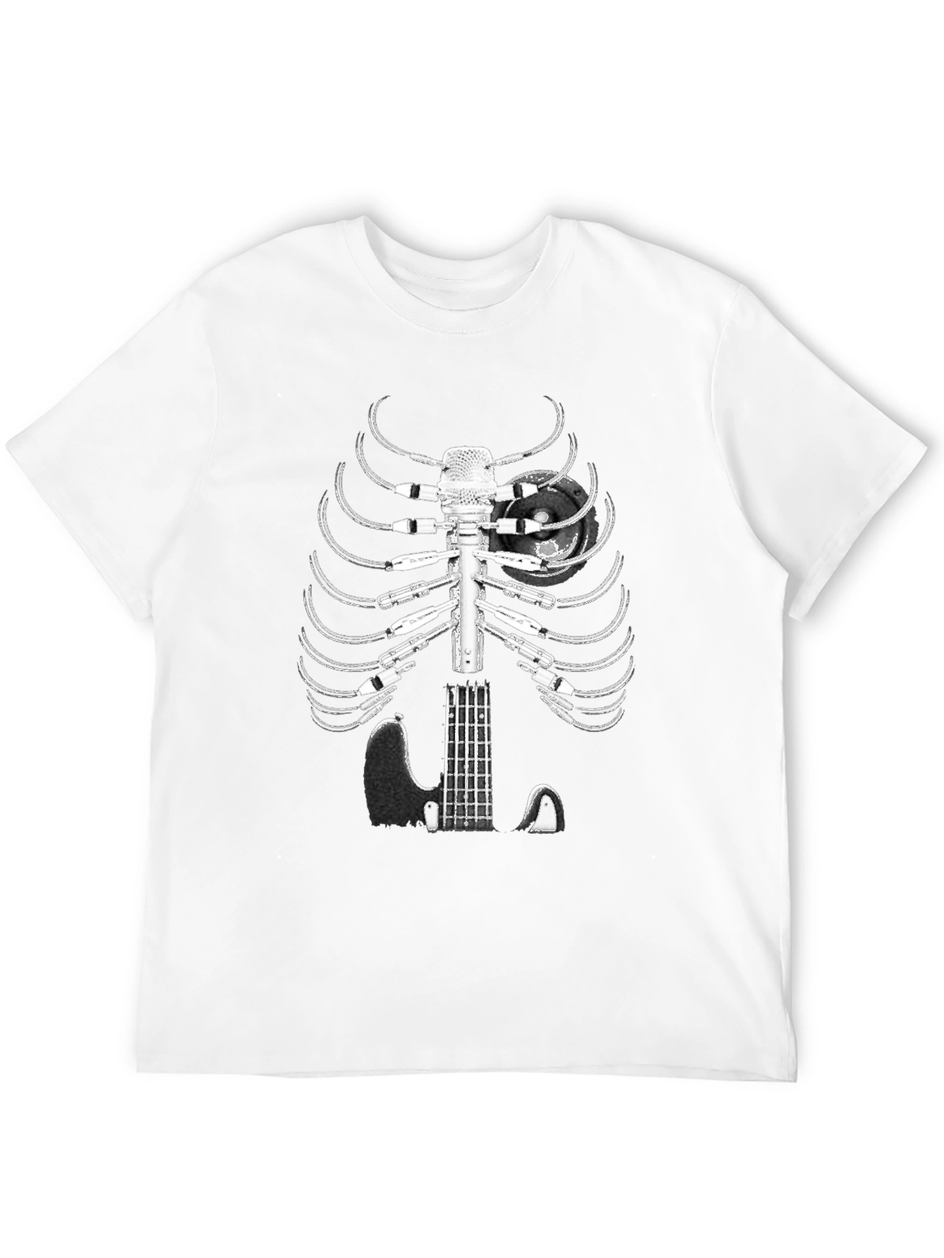 Music Skeleton T-Shirt: Rock Out in Style