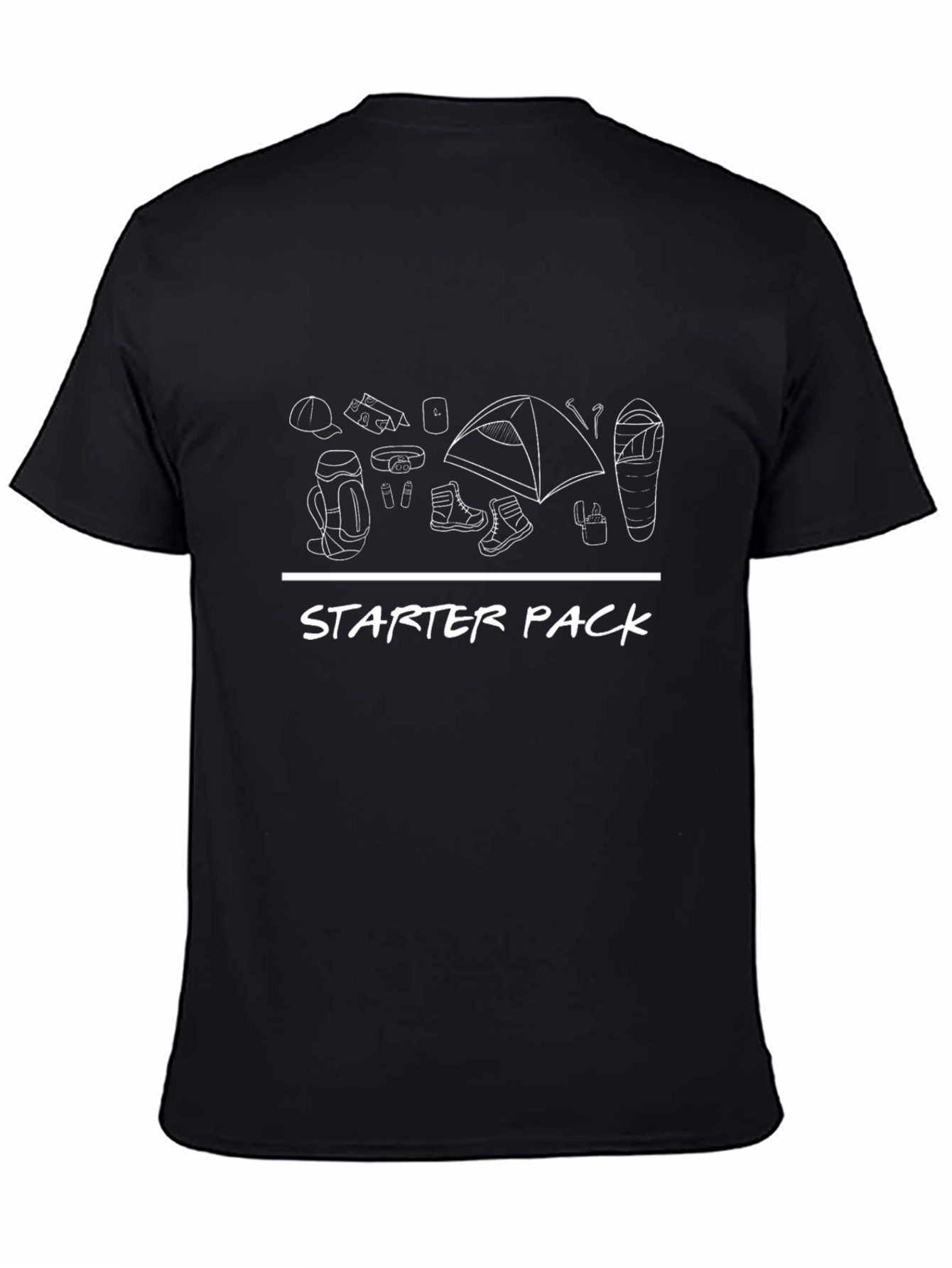 Camping Starter Pack Graphic Tee