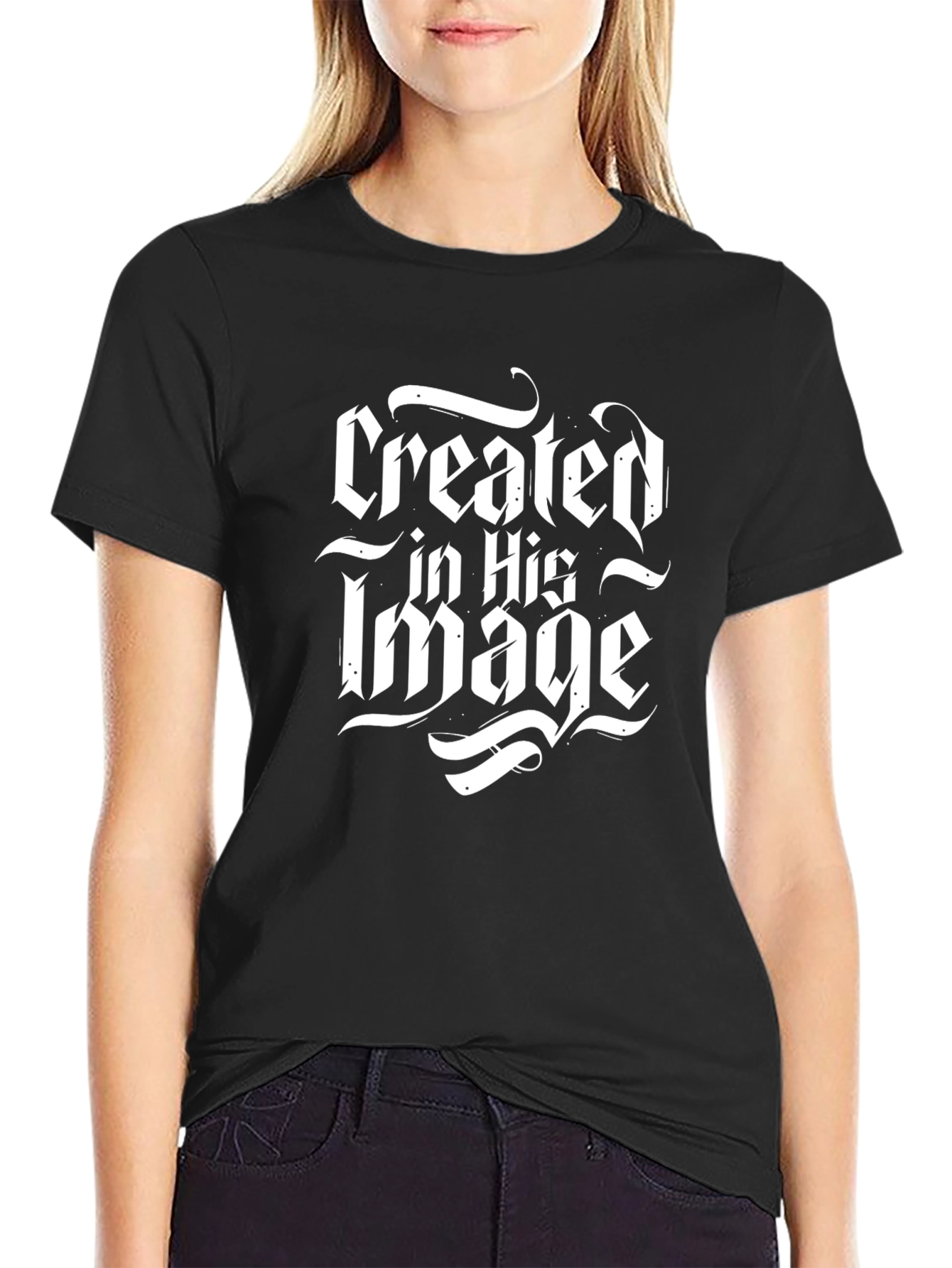 Created in His Image Graphic T-Shirt