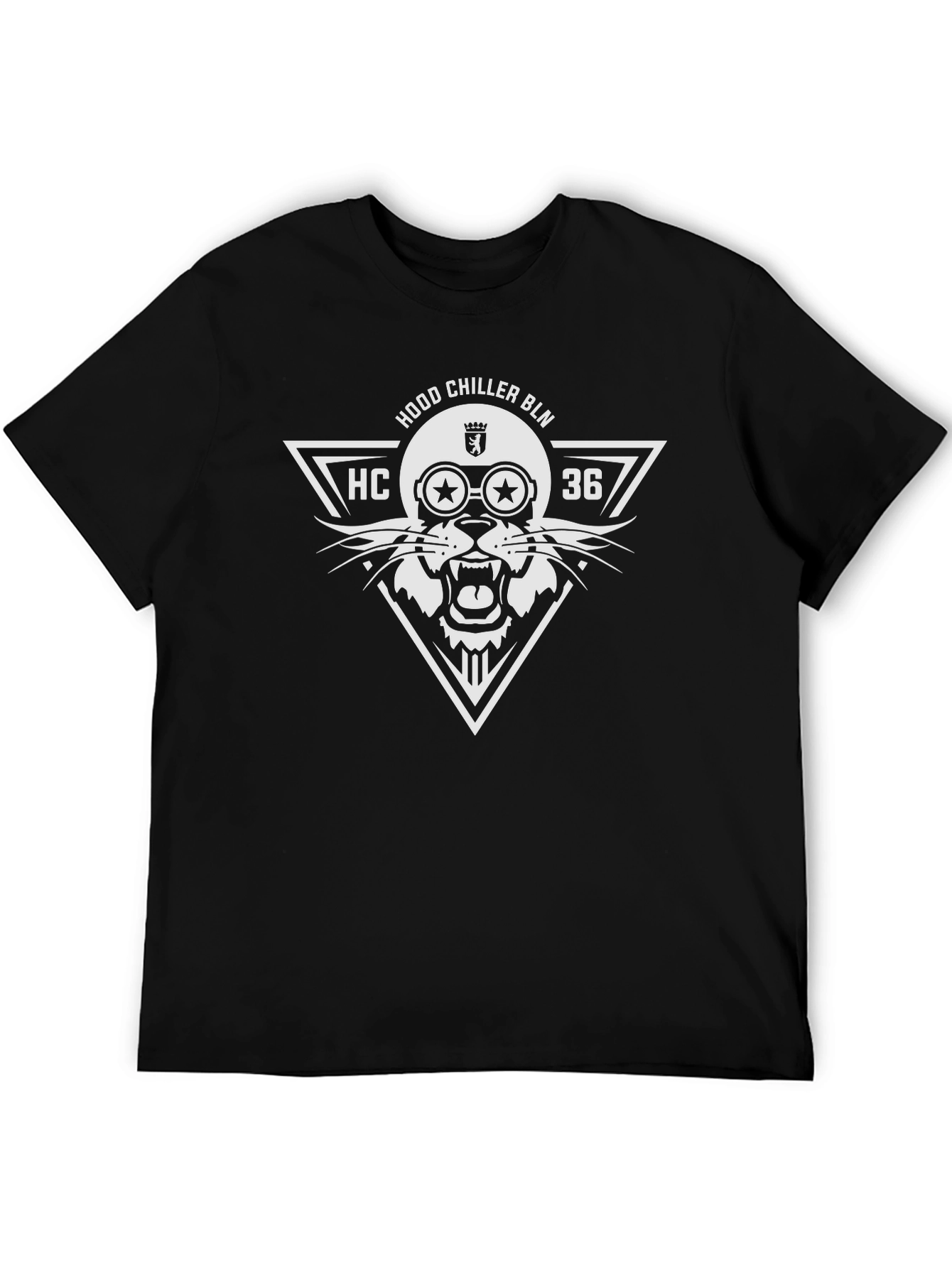 Hood Chiller BLN Graphic Tee - Black Cotton