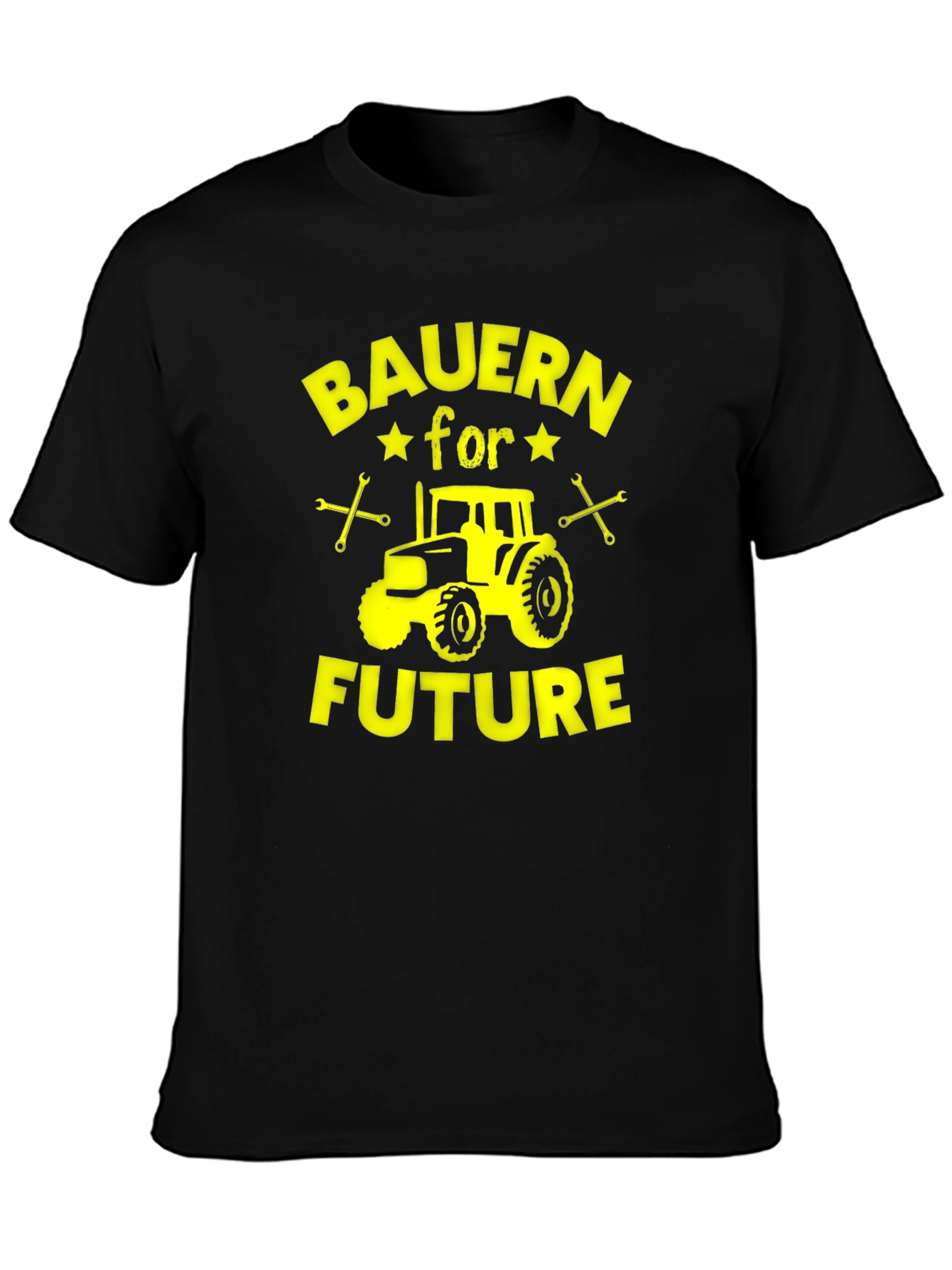 Bauern for Future Black Cotton Graphic Tee