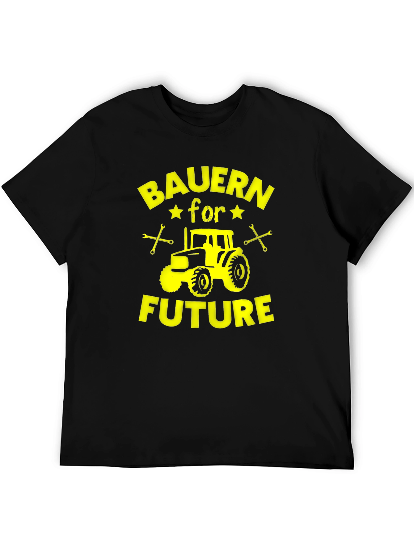 Bauern for Future Black Cotton Graphic Tee